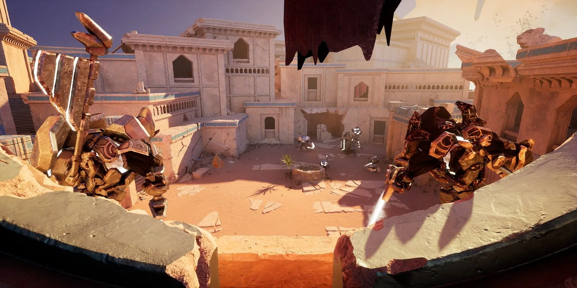 Môi trường Quadrant thứ hai trong game Empyreal với các automaton đi lại