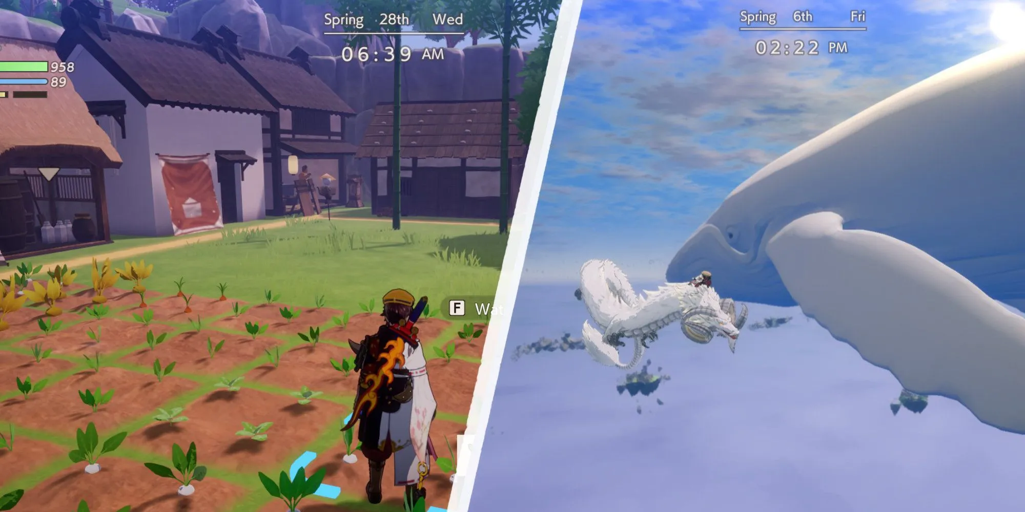 Xây dựng ngôi làng và bay lượn khám phá thế giới trong Rune Factory Guardians of Azuma