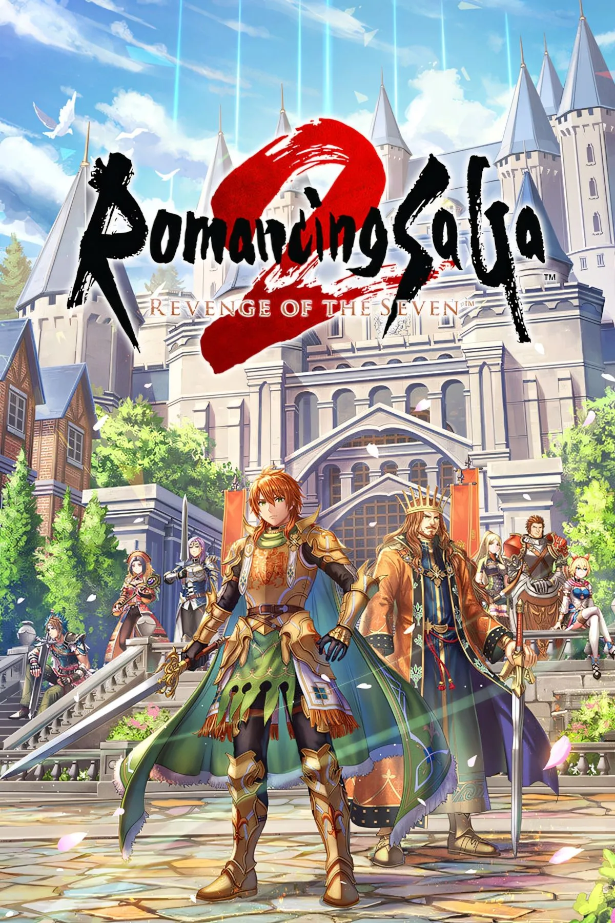 Ảnh bìa chính thức của game Romancing SaGa 2: Revenge of the Seven