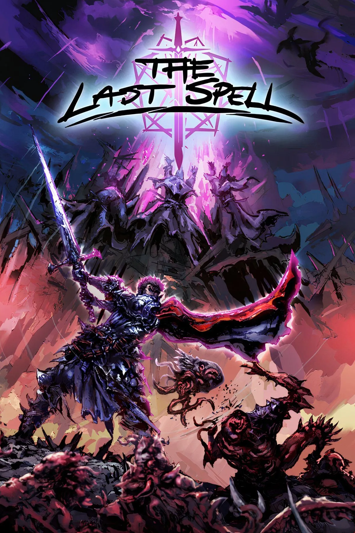 Bìa game The Last Spell với tông màu u tối
