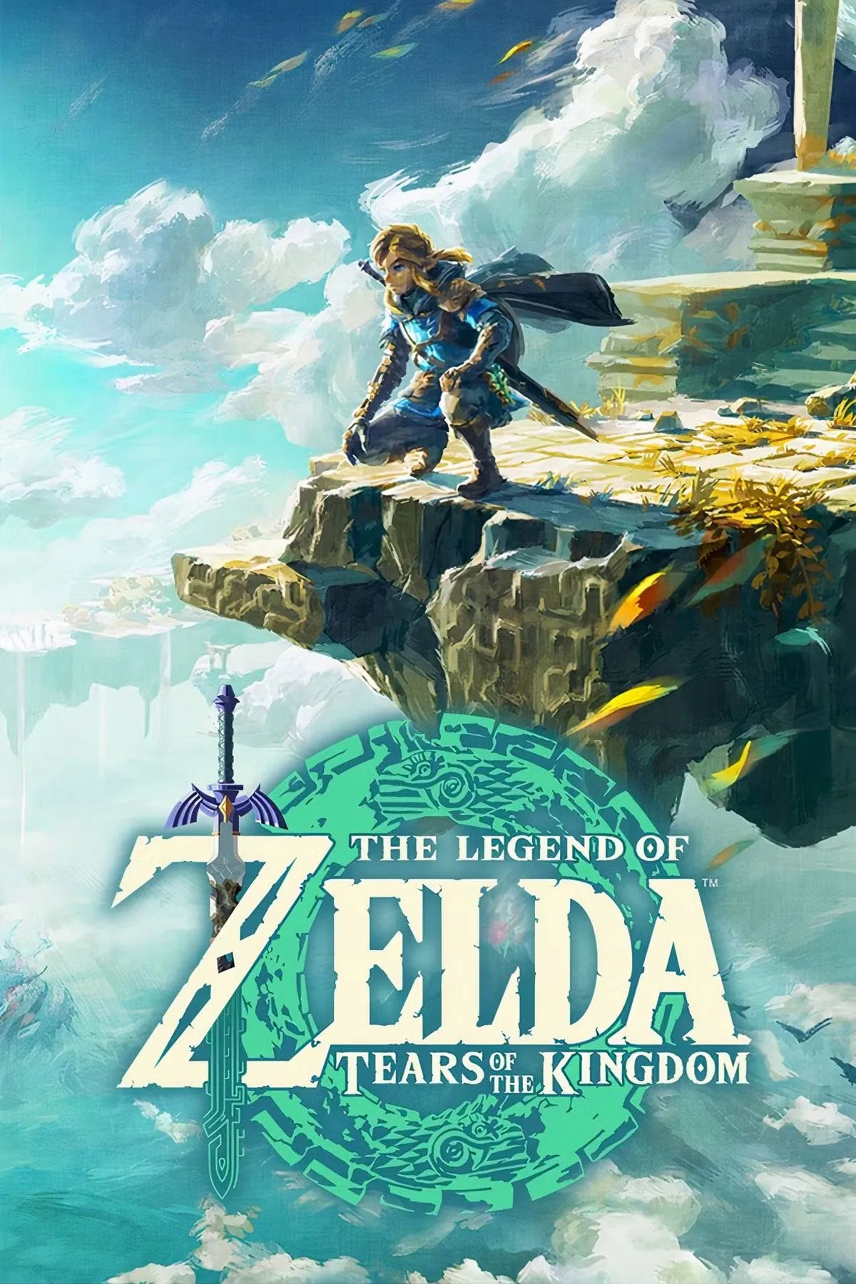 Bìa game The Legend of Zelda: Tears of the Kingdom, biểu tượng cho thế giới Hyrule đầy sáng tạo.