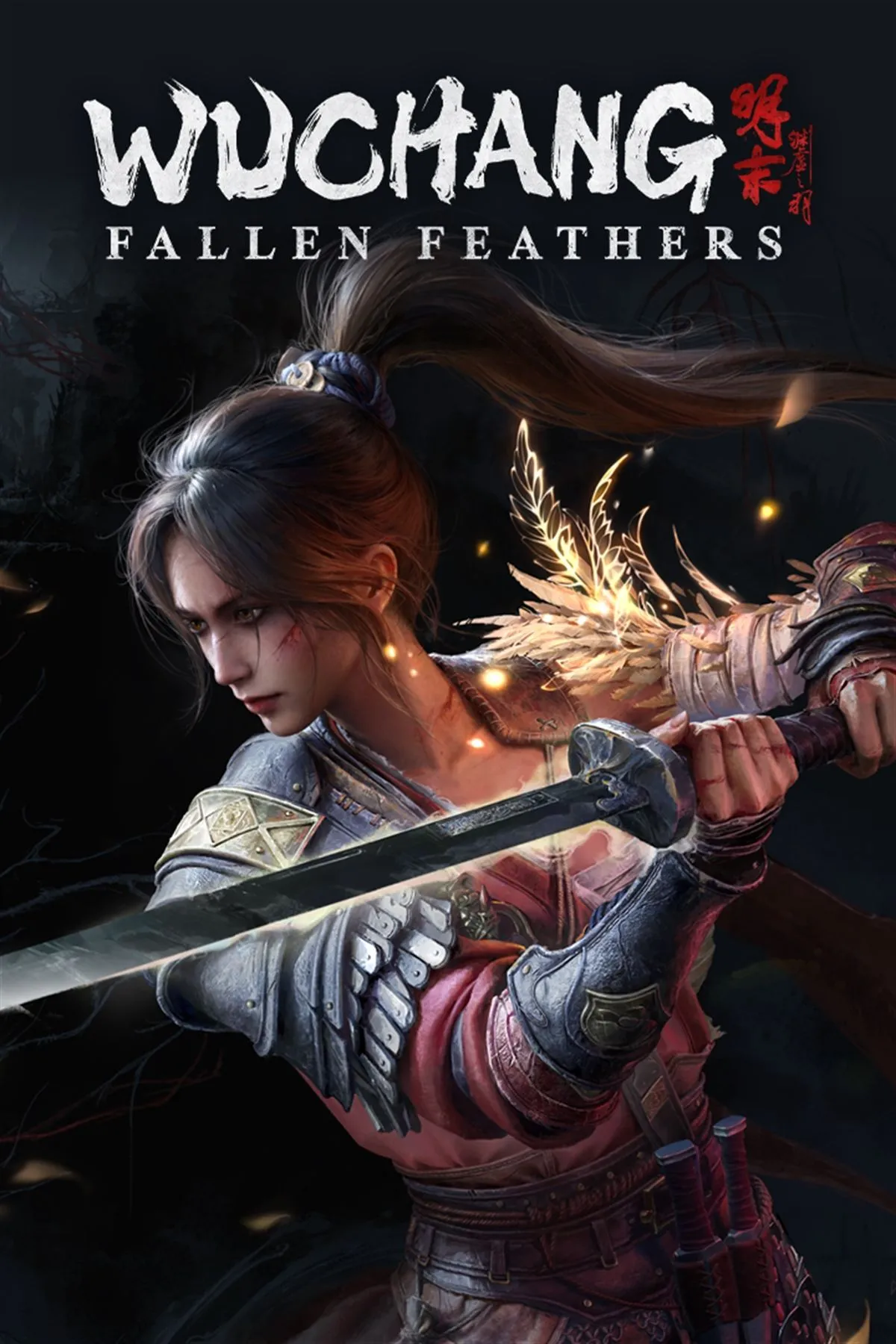Bìa nghệ thuật của game Wuchang Fallen Feathers, nổi bật phong cách Soulslike Trung Quốc