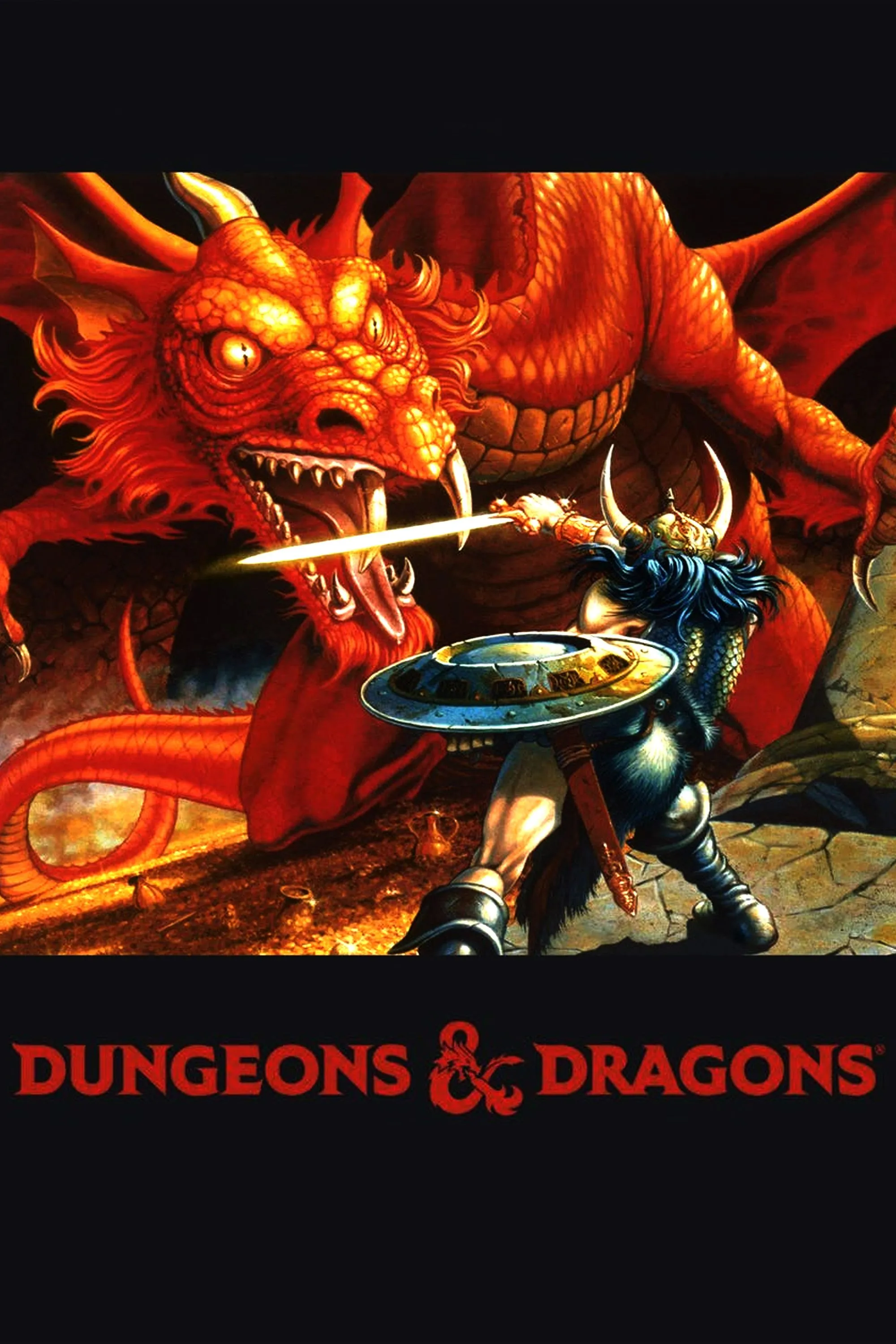 Biểu tượng series game Dungeons &amp; Dragons, đại diện cho thể loại nhập vai tabletop kinh điển.