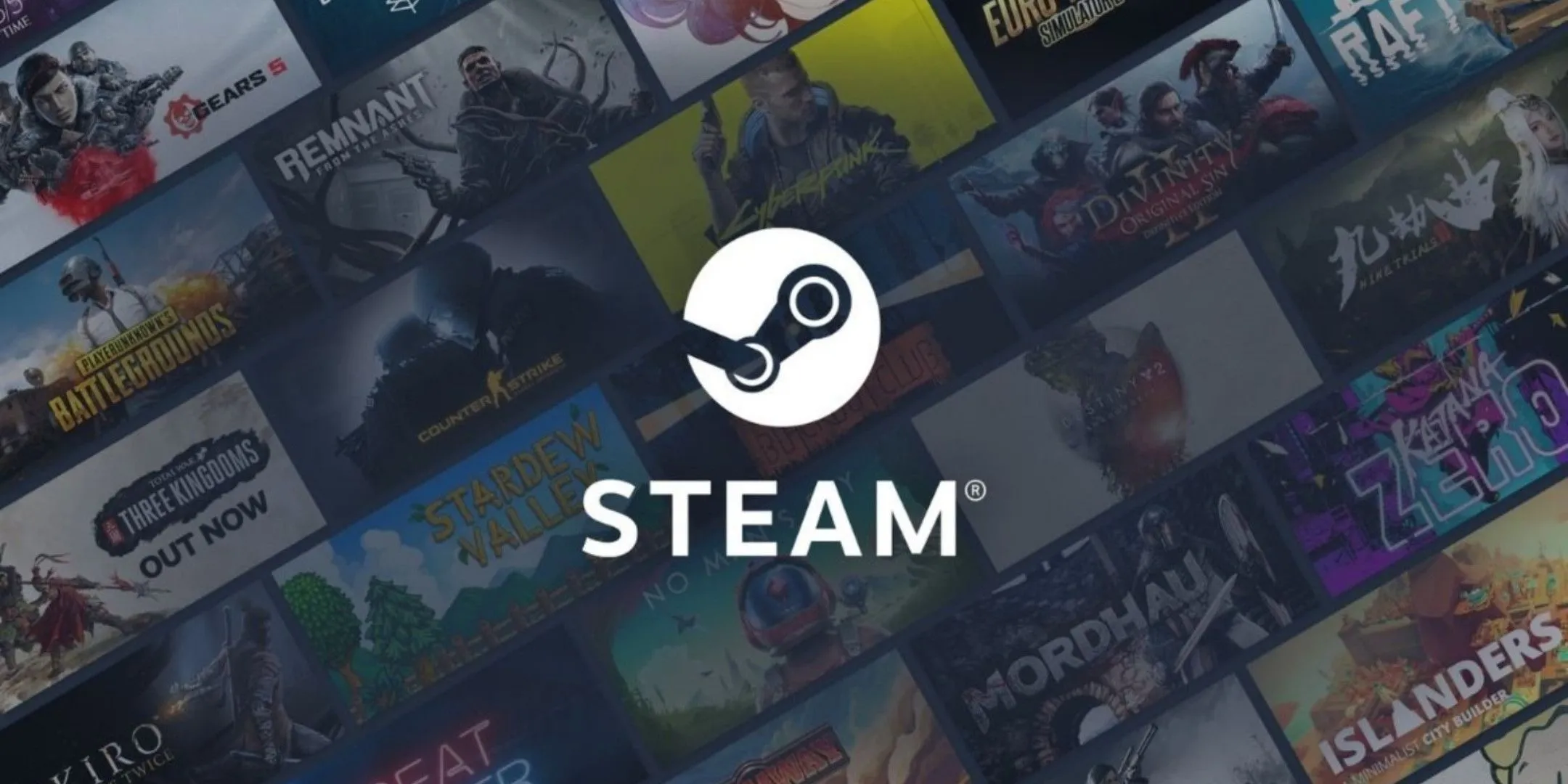 Biểu tượng Steam và các tựa game nổi bật sau thông báo gỡ bỏ nội dung nhạy cảm