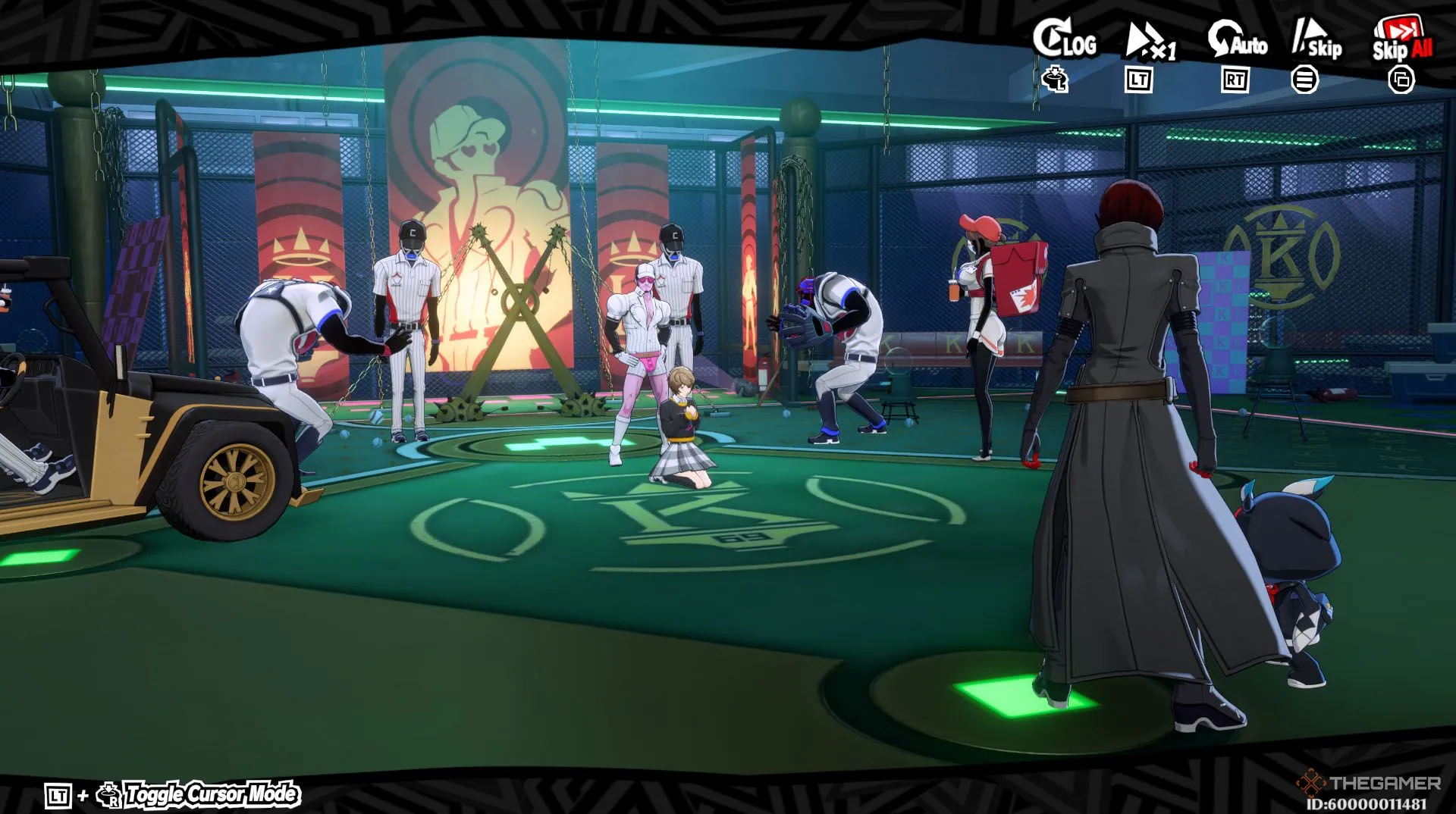 Closer bị giam cầm trong Palace của Subway Slammer trong Persona 5 The Phantom X, một tình tiết cốt truyện kịch tính.