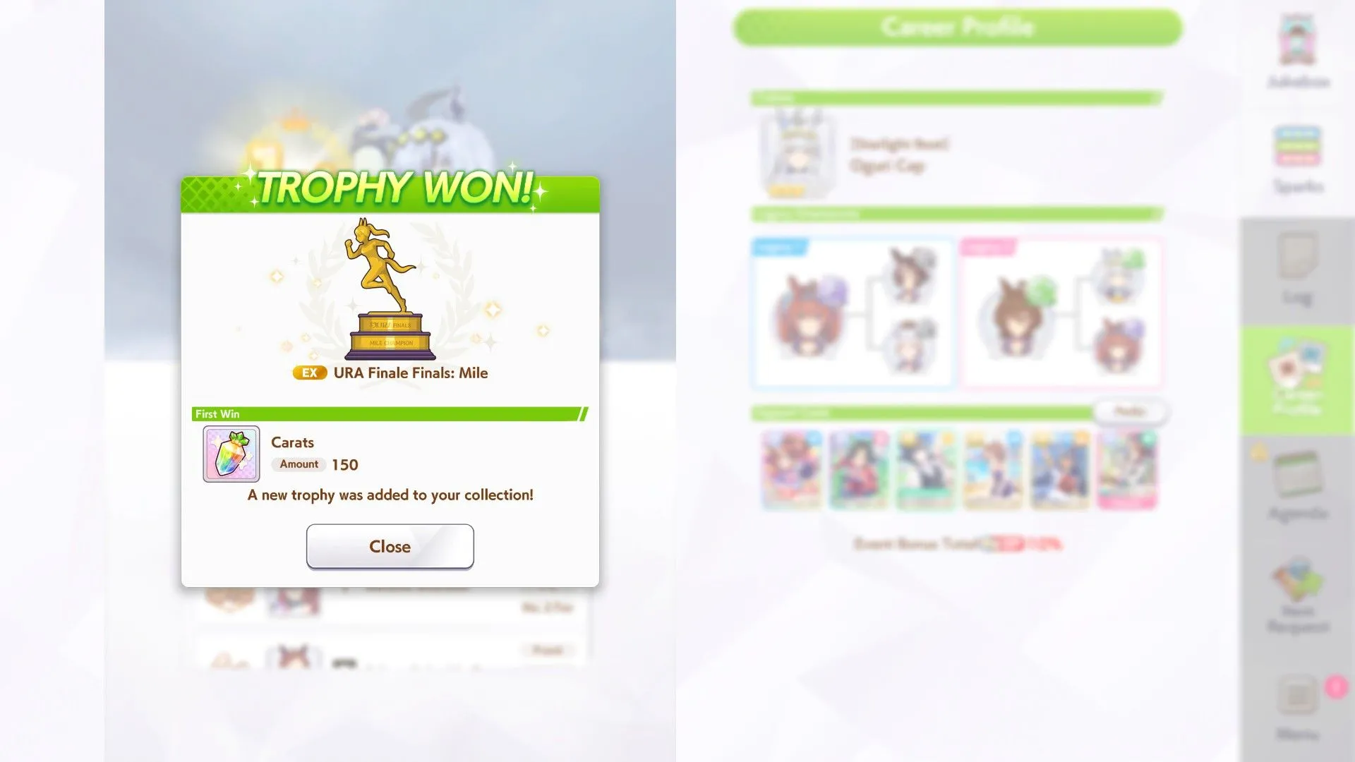 Cúp vô địch URA Finals trong game Umamusume Pretty Derby