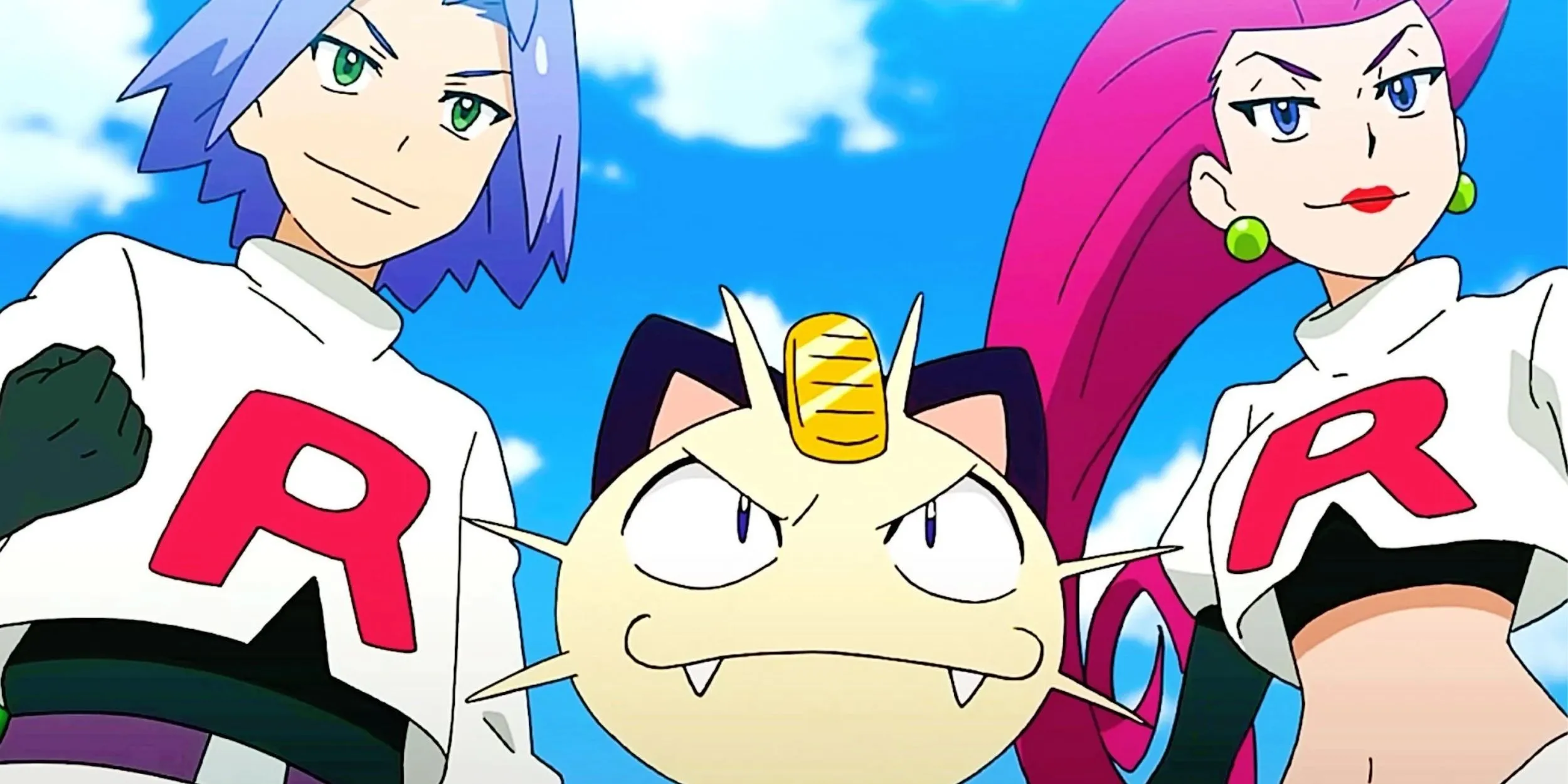 Đội Rocket Jessie, James và Meowth trong series anime Pokemon, biểu tượng cho phe phản diện được yêu thích