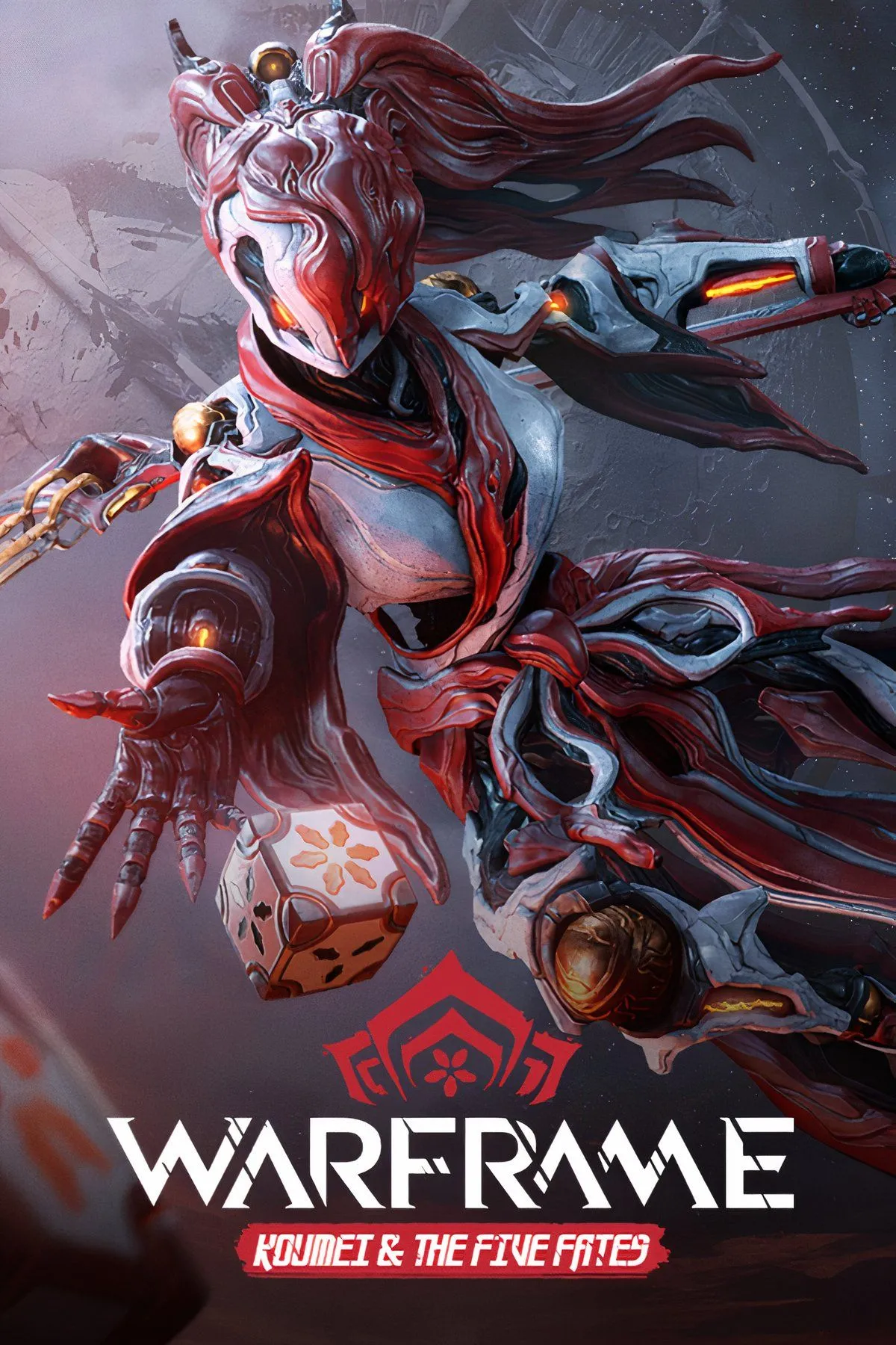 Game Warframe với các nhân vật Tenno và Warframe chiến đấu trong không gian