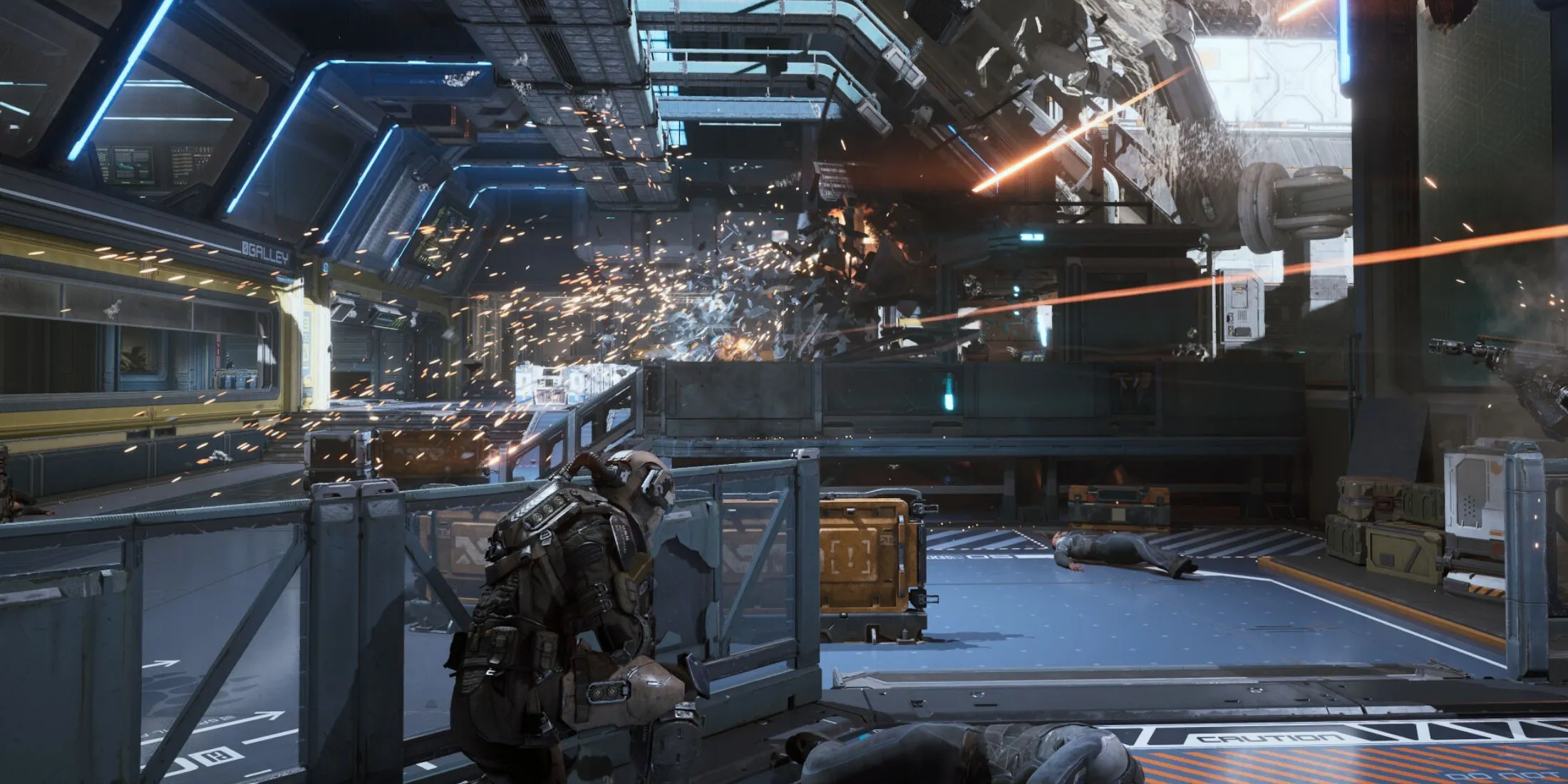 Giao diện chiến đấu trong The Expanse Osiris Reborn, thể hiện góc nhìn thứ ba và yếu tố RPG