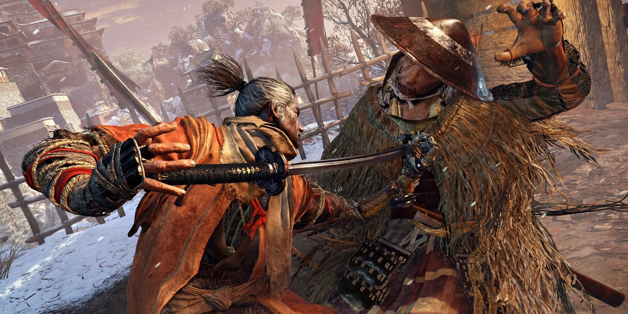 Giết kẻ thù bằng đòn chí mạng kiếm katana trong Sekiro: Shadows Die Twice