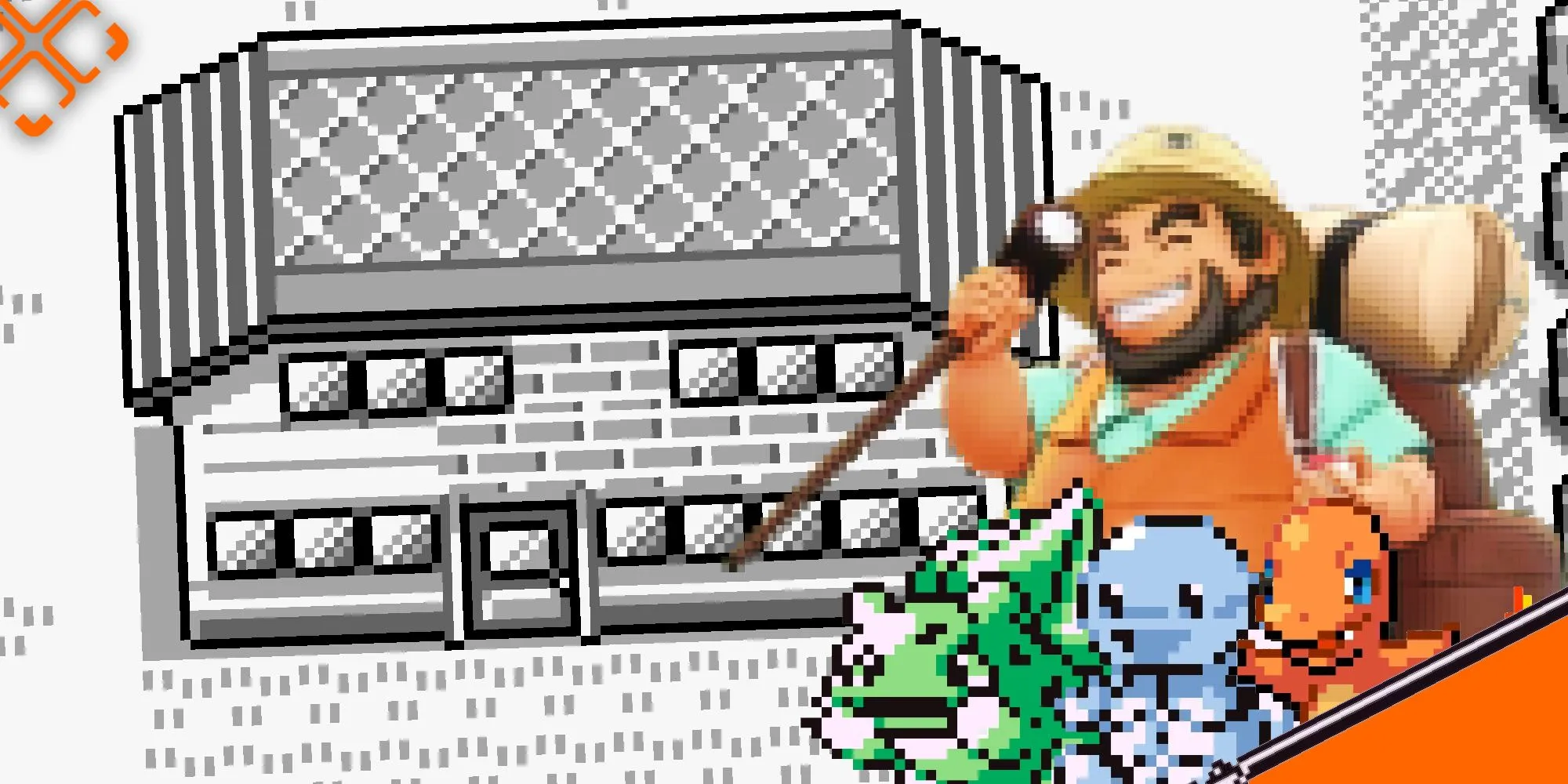 Góc nhìn cận cảnh Red ở thị trấn Pallet, Kanto, gợi nhớ về nơi bắt đầu hành trình Pokémon và phạm vi an toàn.