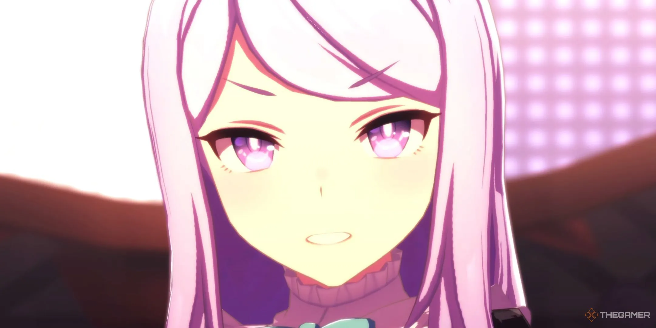 Hình ảnh cận cảnh Umamusume Mejiro McQueen trong game Pretty Derby, thể hiện đồ họa nhân vật.