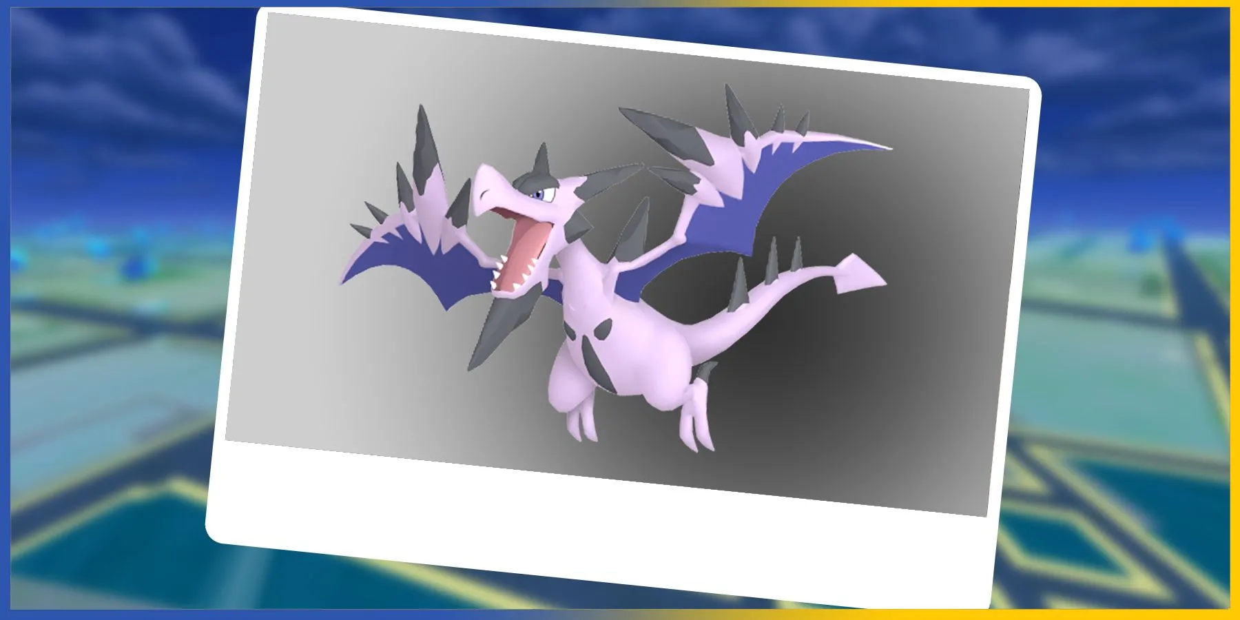 Hình ảnh Mega Aerodactyl Shiny trong Pokémon GO