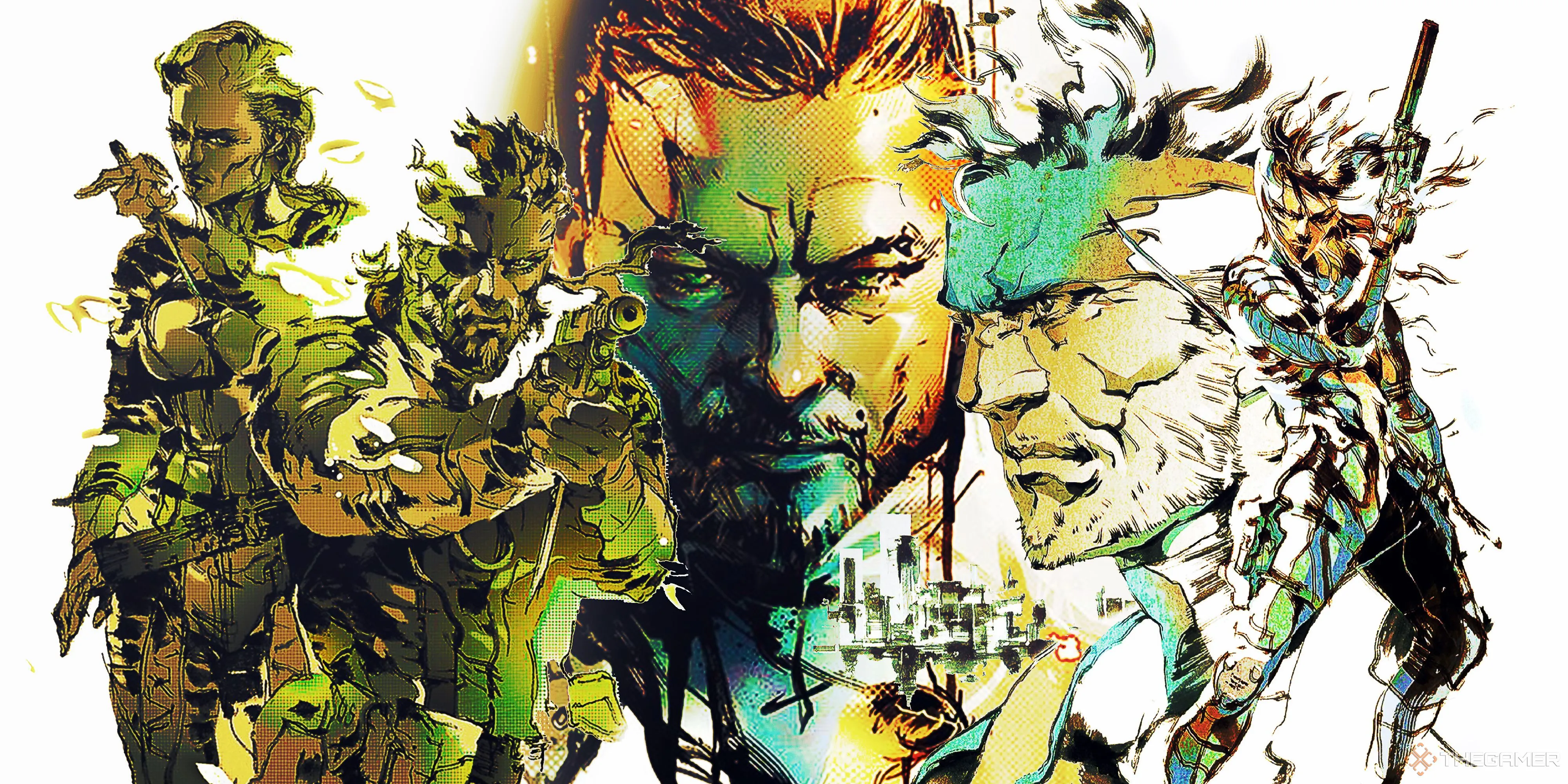 Hình minh họa Metal Gear Solid và Death Stranding qua phong cách của Yoji Shinkawa