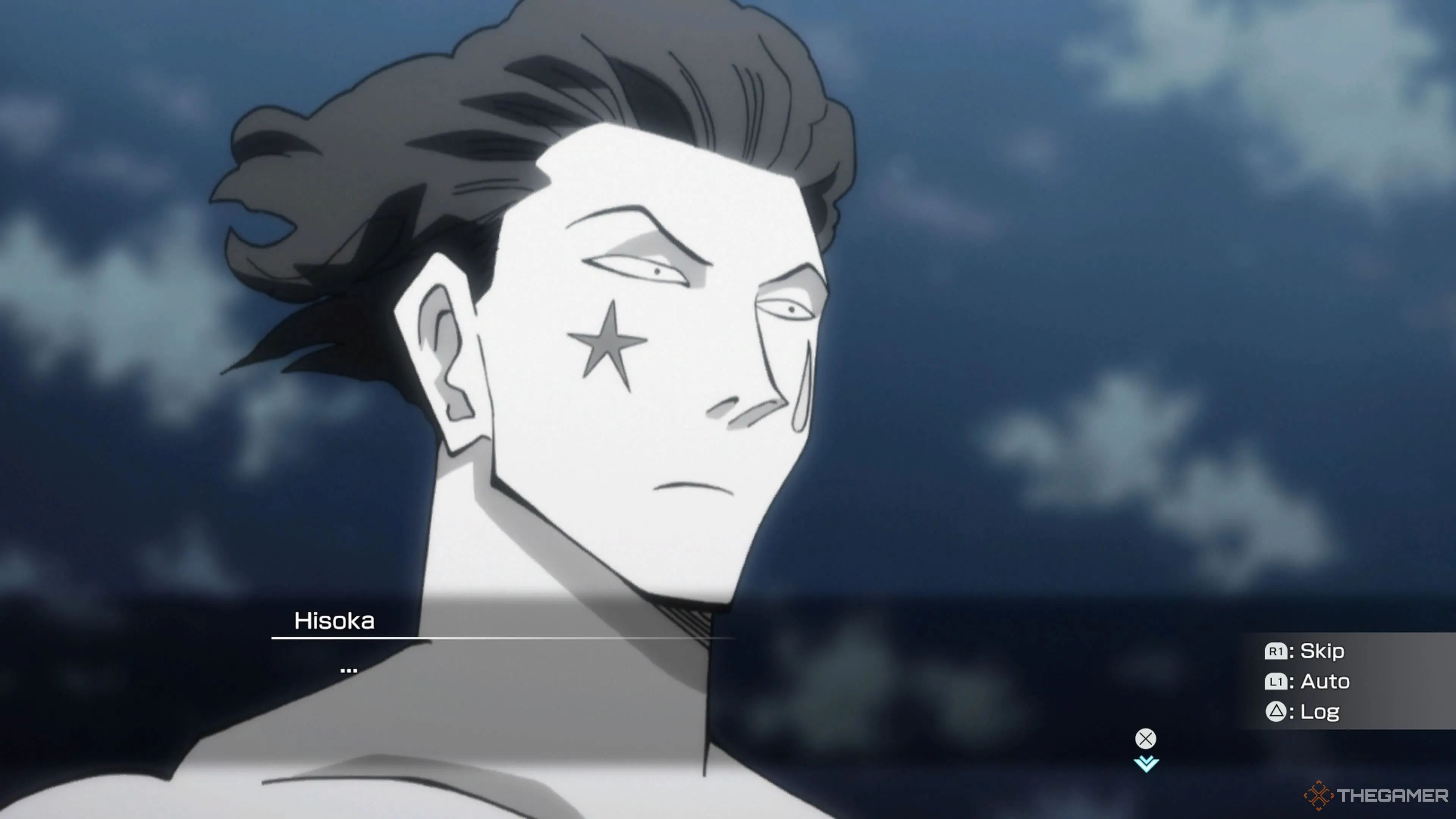 Hisoka Morrow biểu cảm thất vọng trong game đối kháng Hunter x Hunter: Nen x Impact.