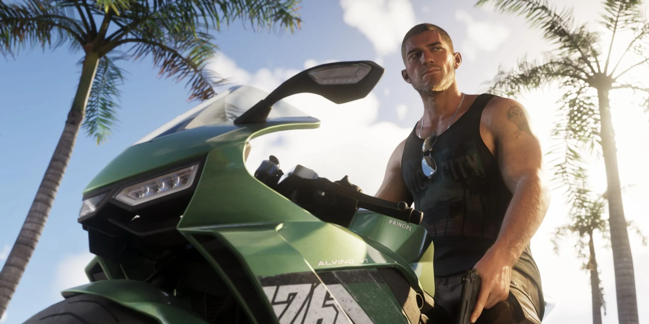 Jason Duval lái mô tô trong Grand Theft Auto 6, minh họa tin đồn giá game