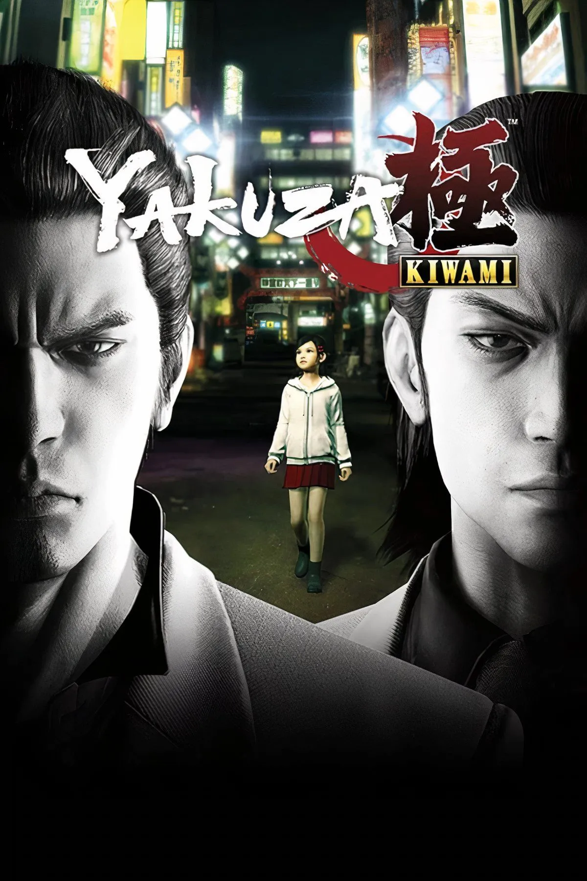 Kazuma Kiryu trong Yakuza Kiwami, thể hiện sự mở rộng cốt truyện và nhân vật Goro Majima.