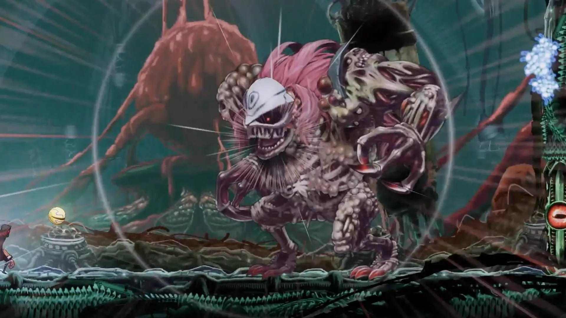 Khung cảnh tối tăm và bí ẩn trong game Shadow Labyrinth
