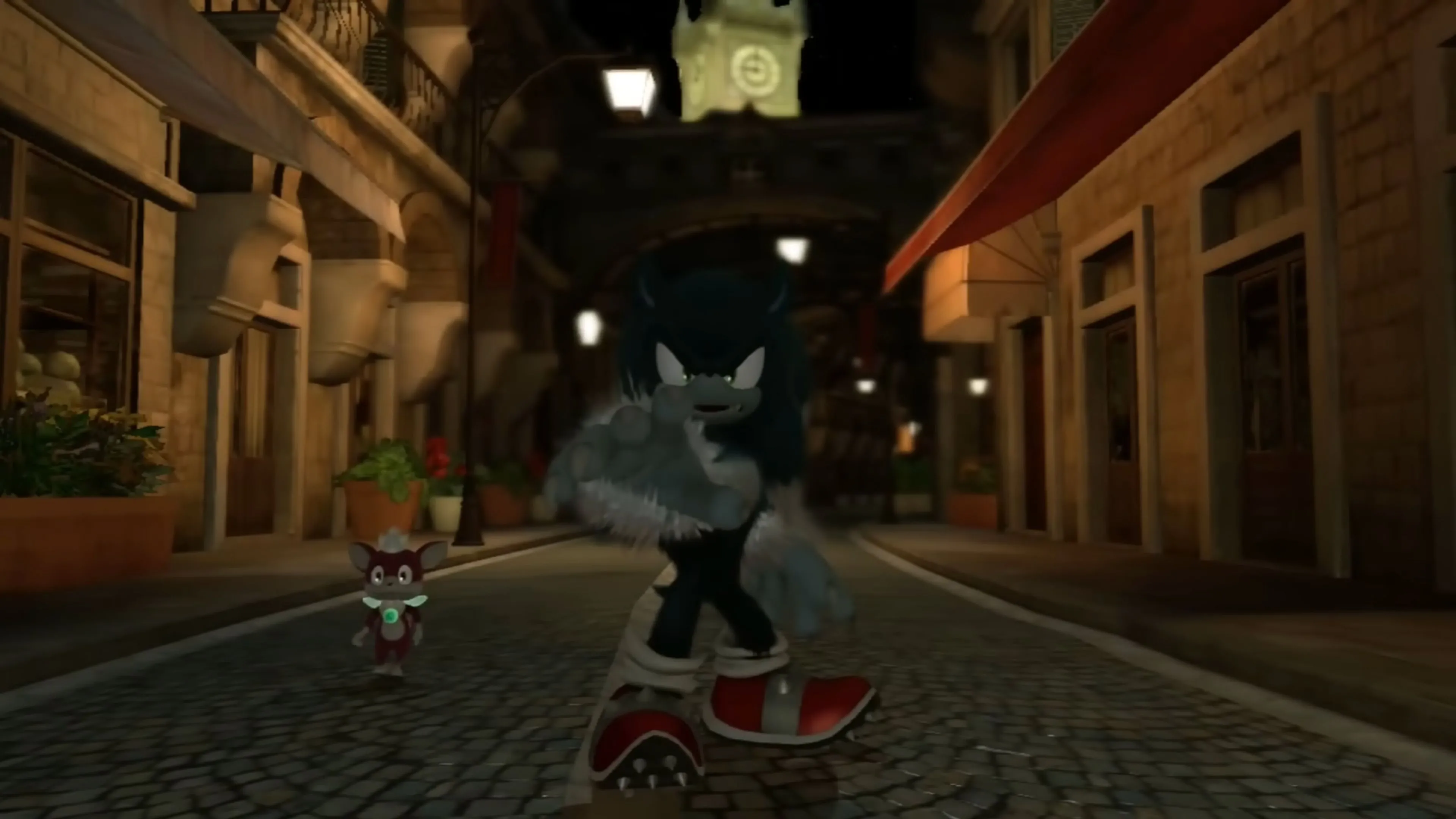 Màn chơi Dragon's Road với kiến trúc ảnh hưởng Trung Quốc trong Sonic Unleashed