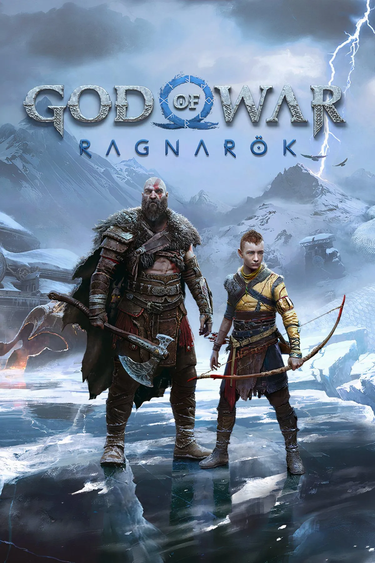 Một phân cảnh hoành tráng trong God of War Ragnarok, cho thấy môi trường và quy mô