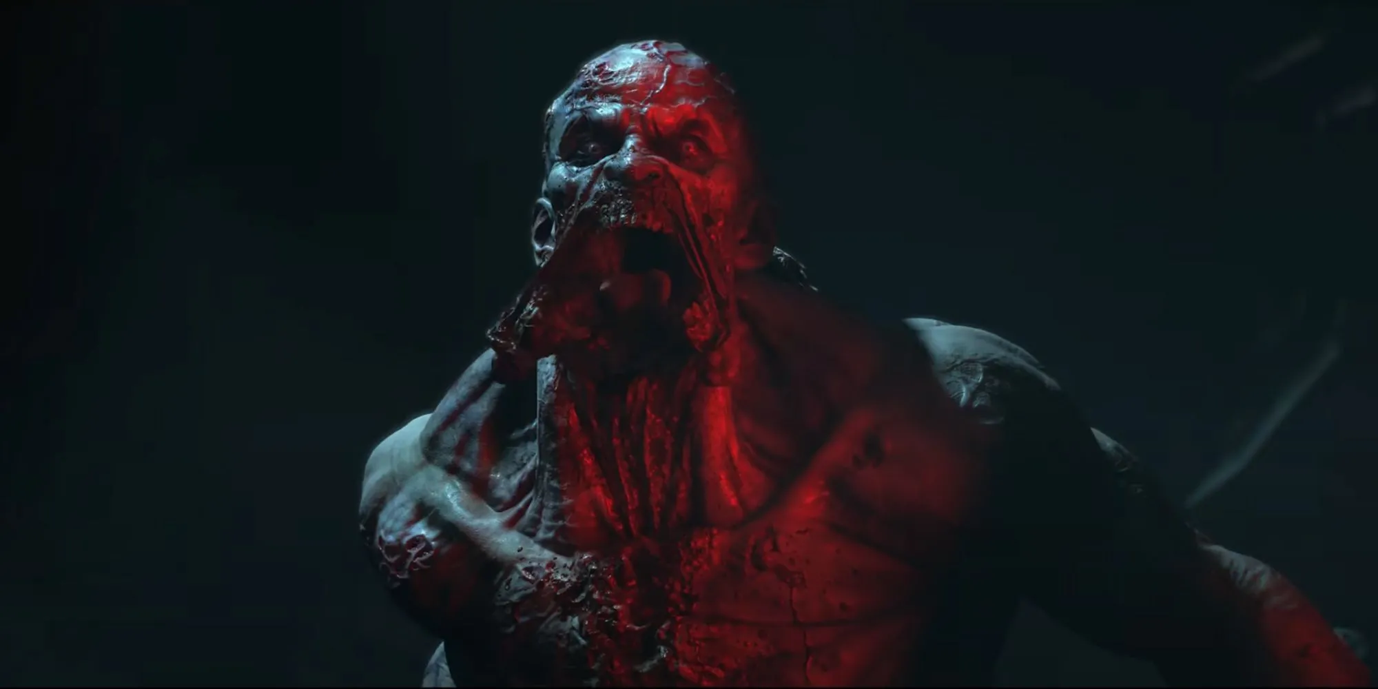 Một xác sống hung tợn gào thét trong Dying Light The Beast, thể hiện sự trở lại của lối chơi sinh tồn kinh dị.