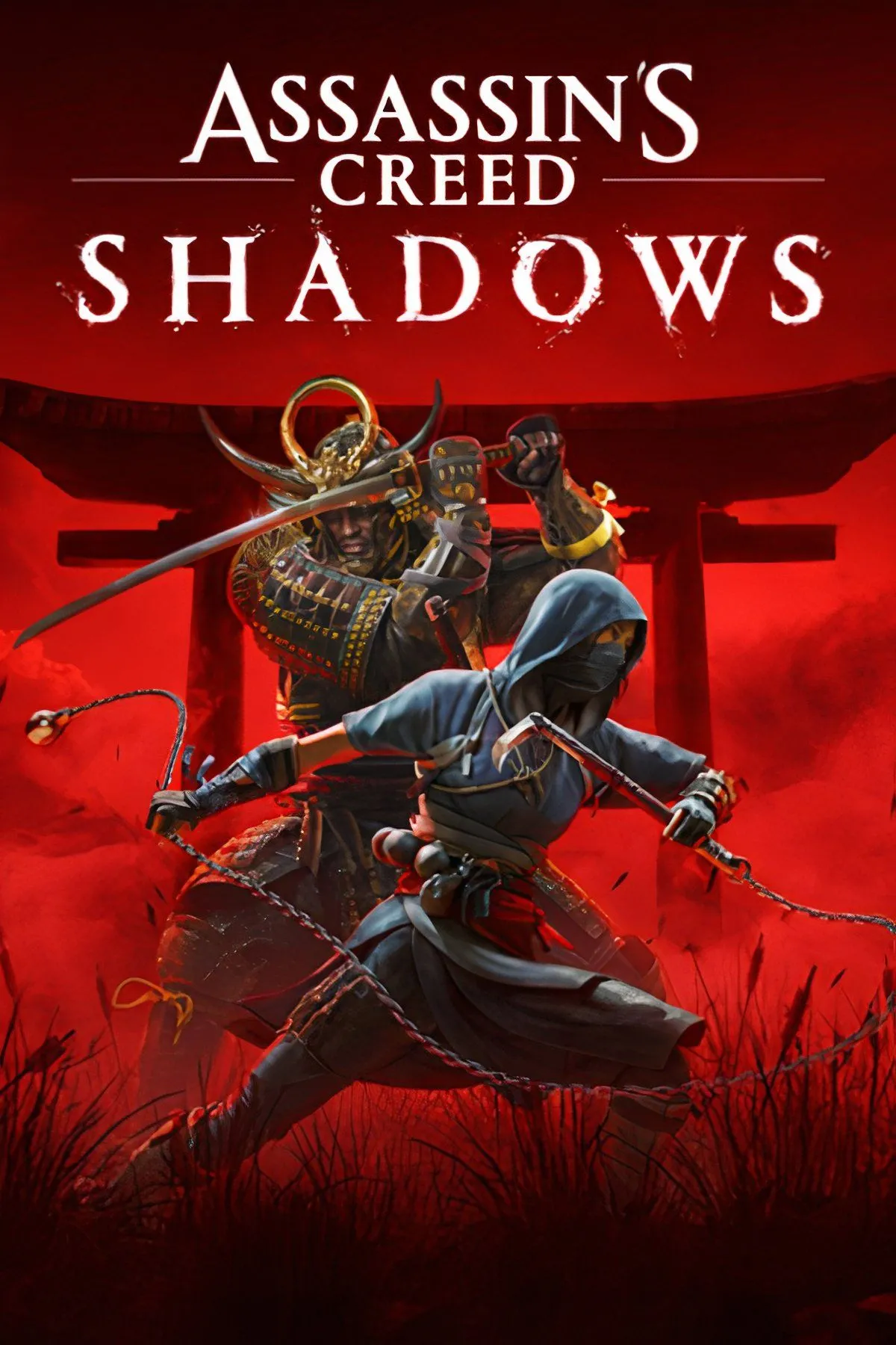 Naoe Shinobi trong Assassin's Creed Shadows đang di chuyển trong đêm