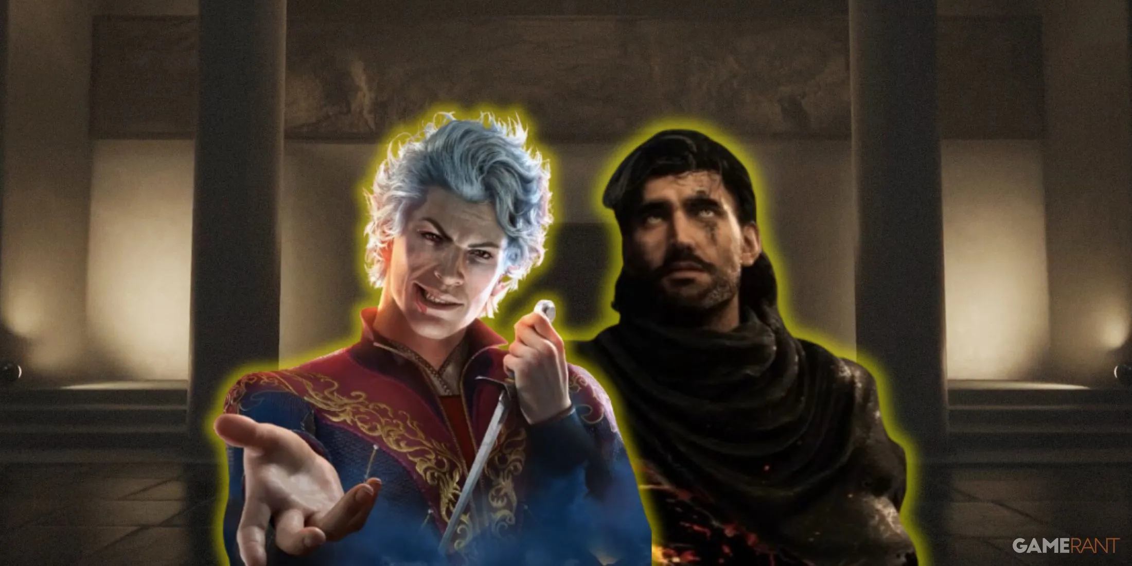 Neil Newbon trong vai Astarion Baldur's Gate 3 và nhân vật Chase Lowry Dead Take