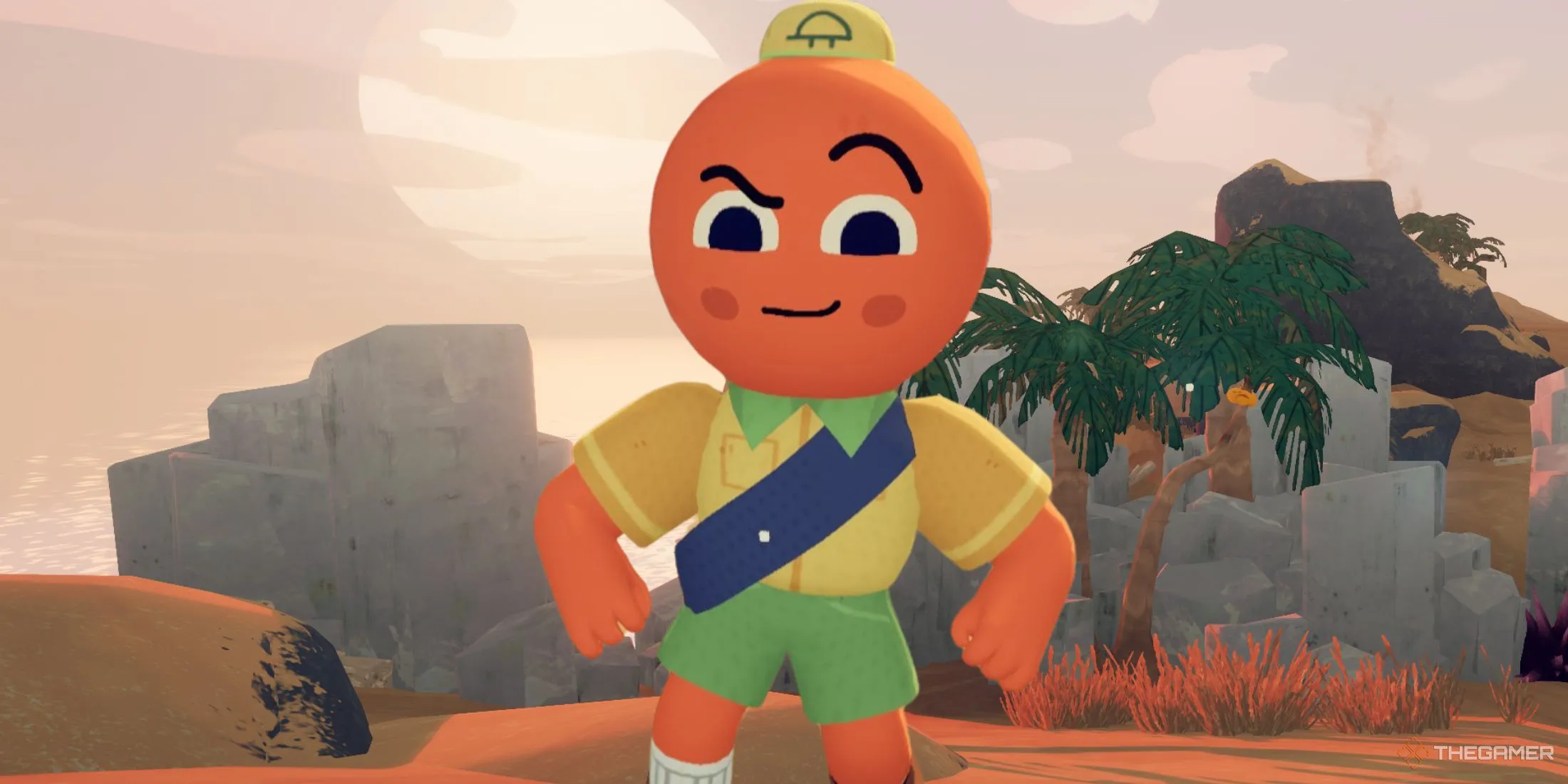 Người chơi tạo dáng trong game Peak, một ví dụ về áp lực phát triển game indie.