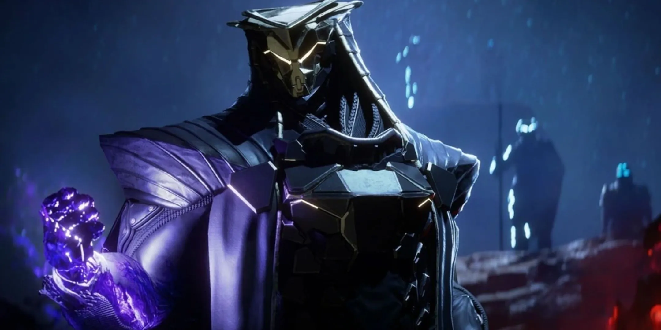 Nhân vật The Monitor, phản diện chính, thể hiện quyền uy trong game Anthem.