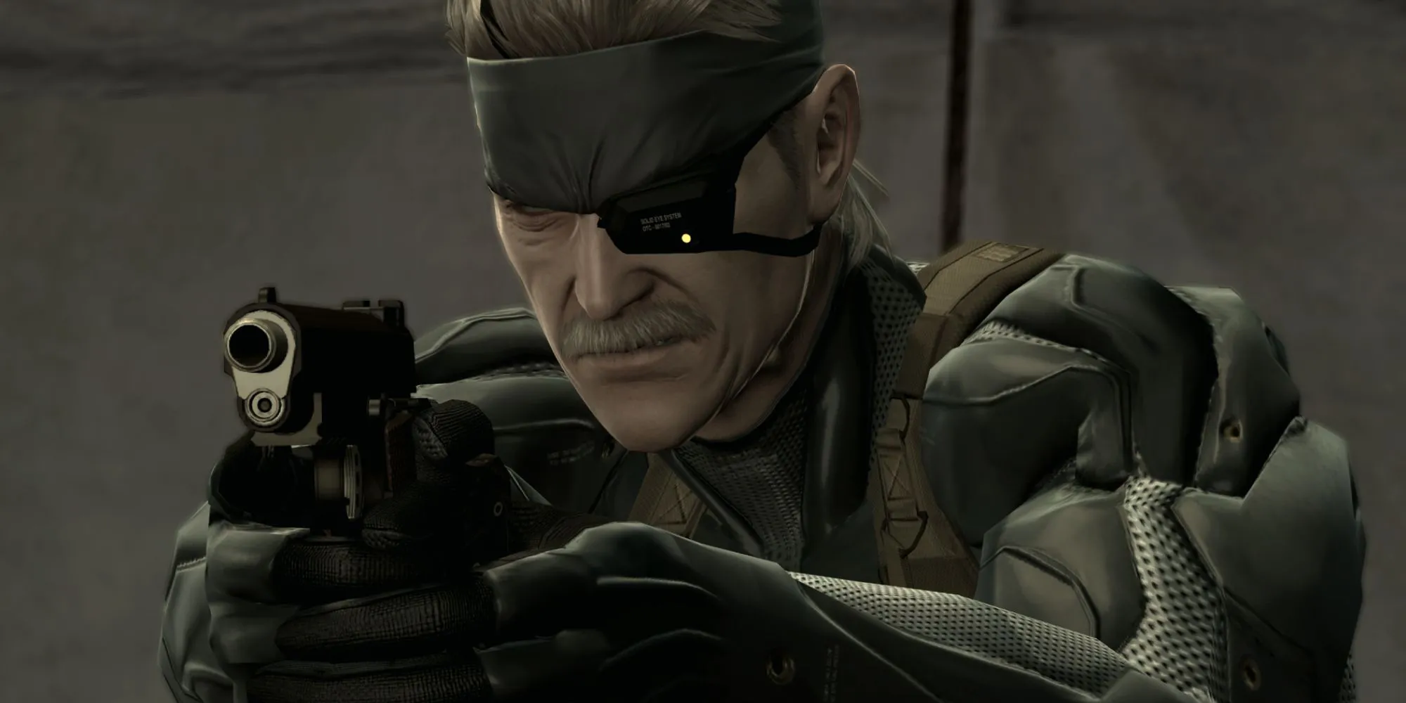 Old Snake, biểu tượng của sự kết thúc hành trình, trong Metal Gear Solid 4 với những mật danh nhân vật mang đậm chất cổ điển