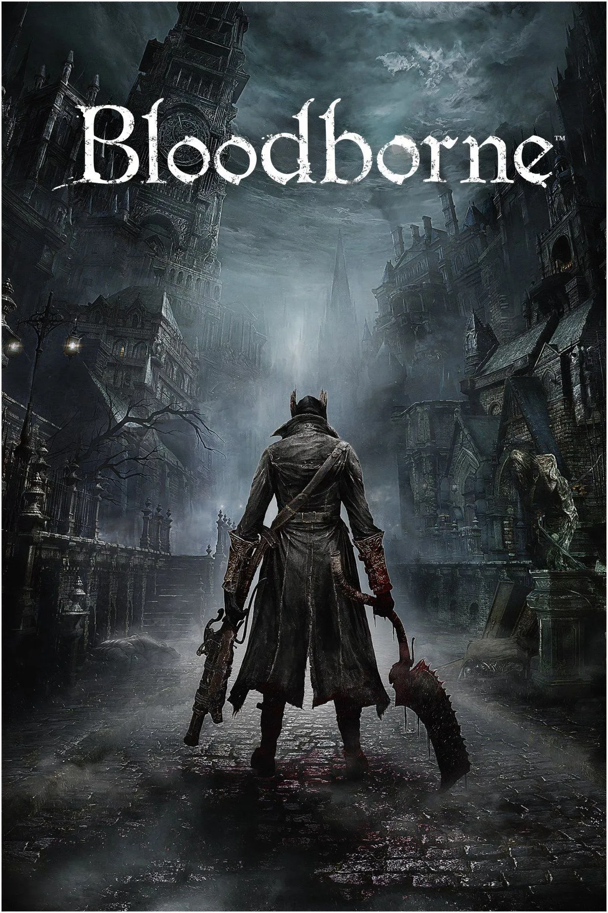 Orphan of Kos, một sinh vật kinh hoàng từ Bloodborne DLC The Old Hunters, với hình dáng gầy gò nhưng đầy uy lực.