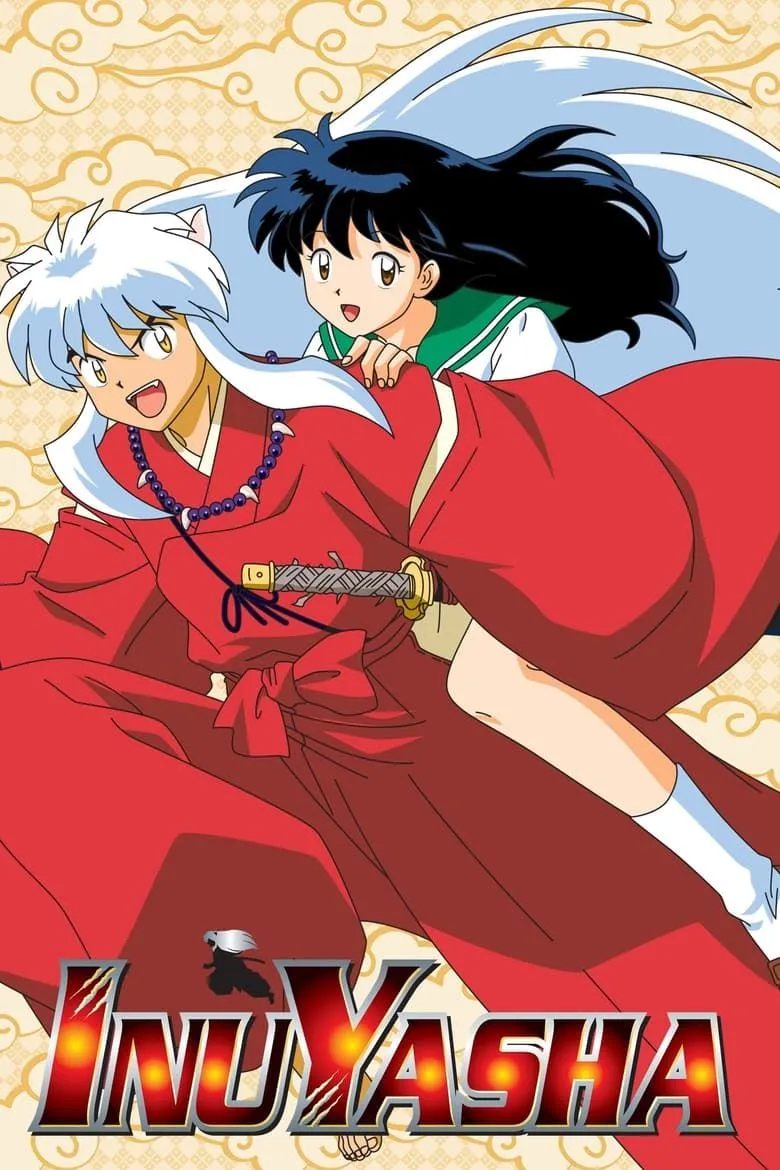 Poster anime Inuyasha với Kagome, Inuyasha và các nhân vật chính nổi bật.