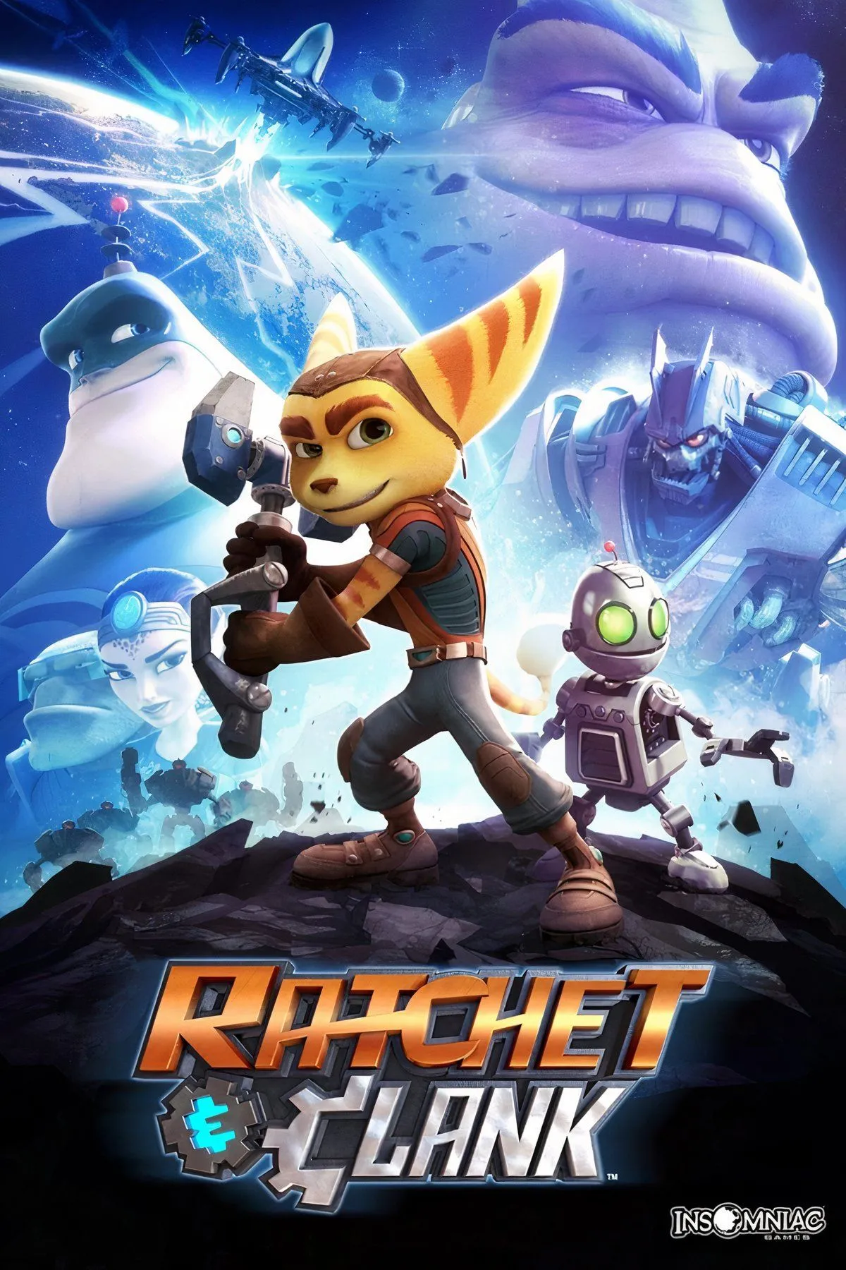 Ratchet và Clank trong bản remake năm 2016, thể hiện sự thay đổi tính cách của Ratchet.