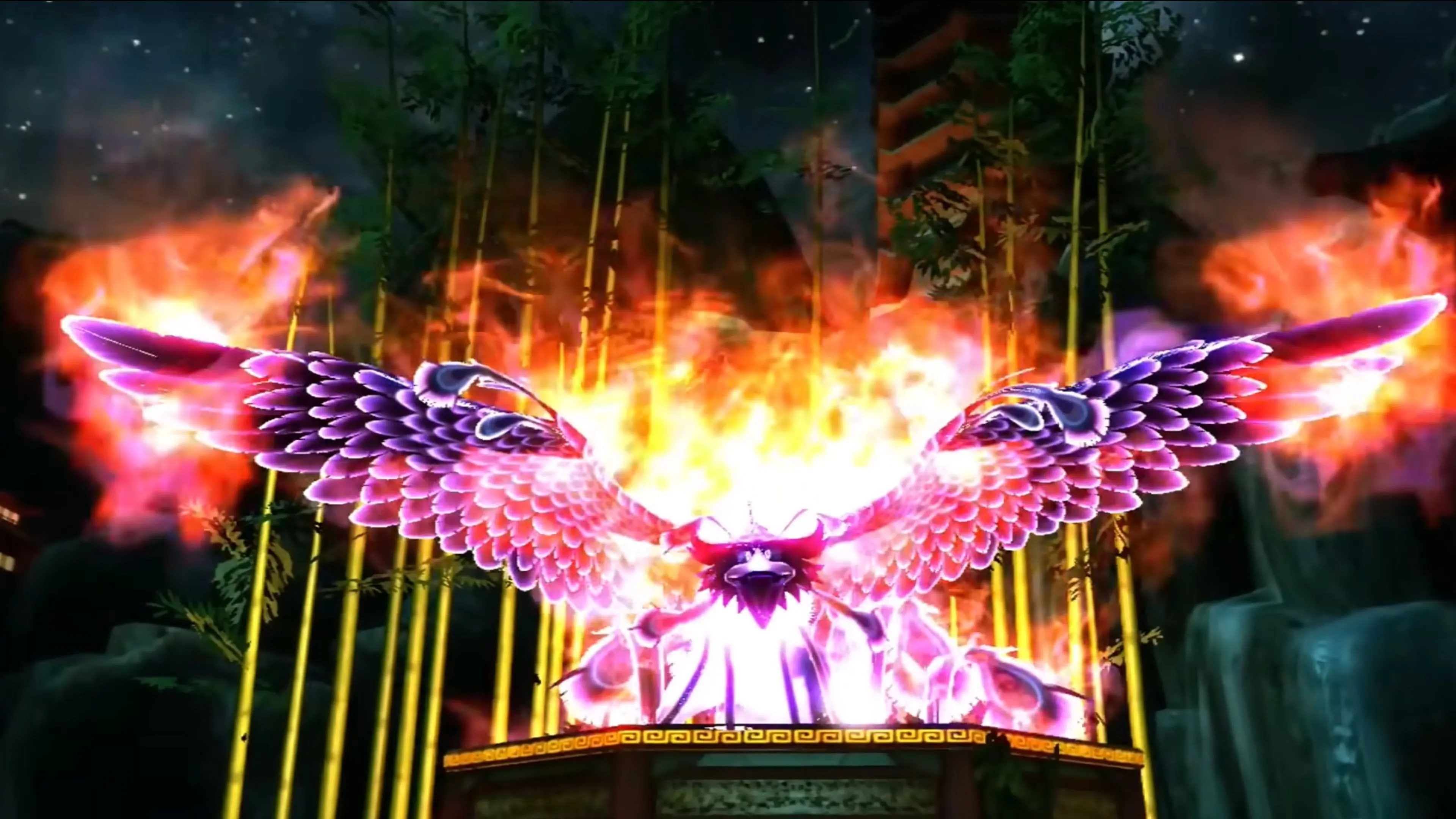Sonic Werehog đối mặt với kẻ thù trong một khu vực tối tăm ở Sonic Unleashed ban đêm