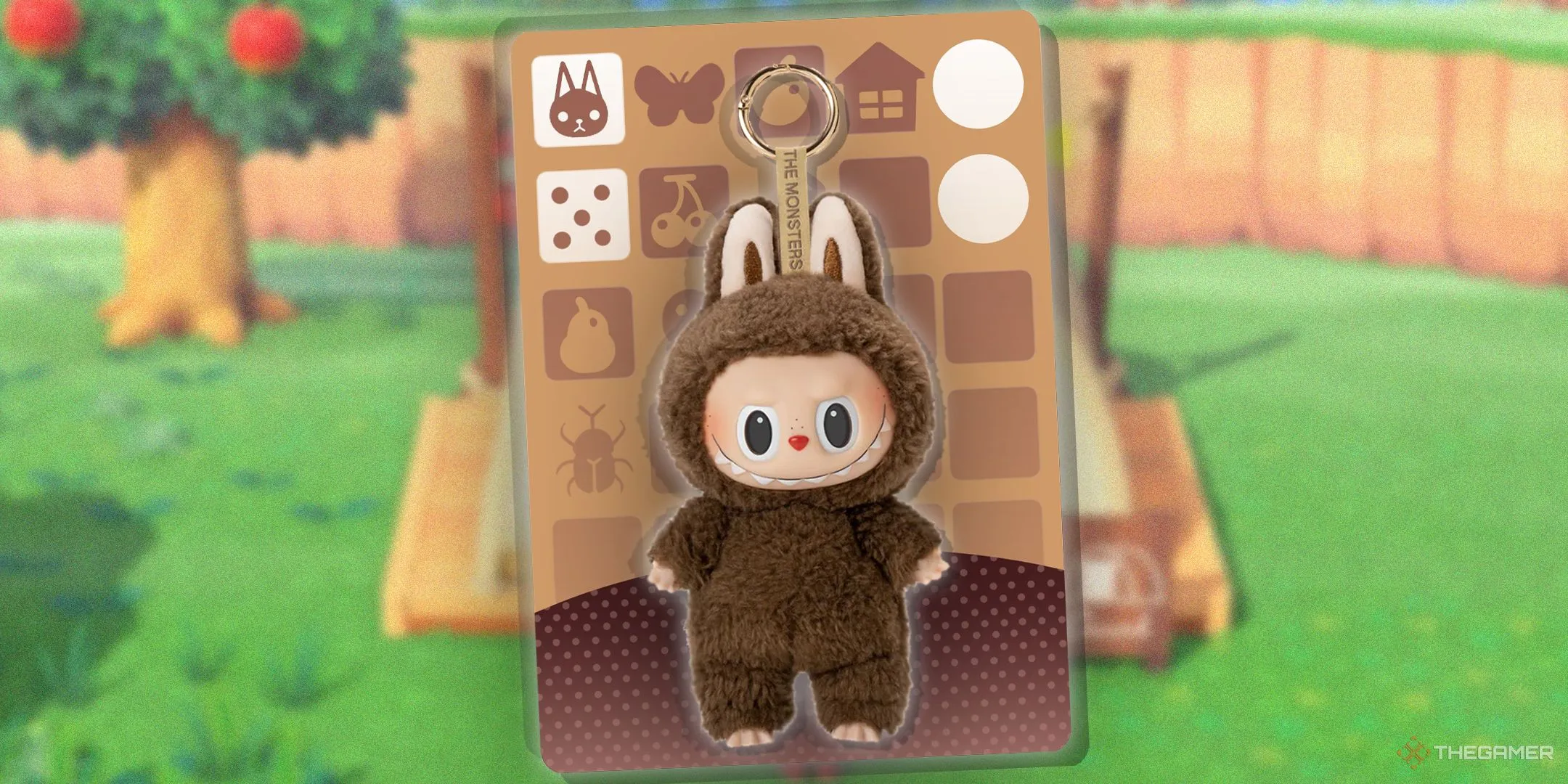 Thẻ Amiibo Labubu dành cho Animal Crossing: New Horizons, gợi ý dân làng Labubu.