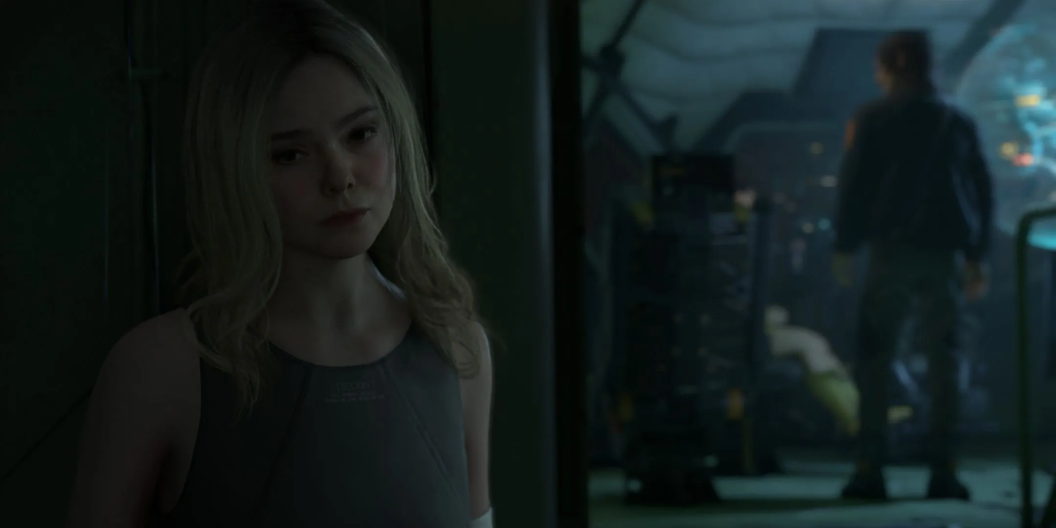 Tomorrow chờ đợi bên ngoài buồng lái DHV Magellan trong Death Stranding 2.