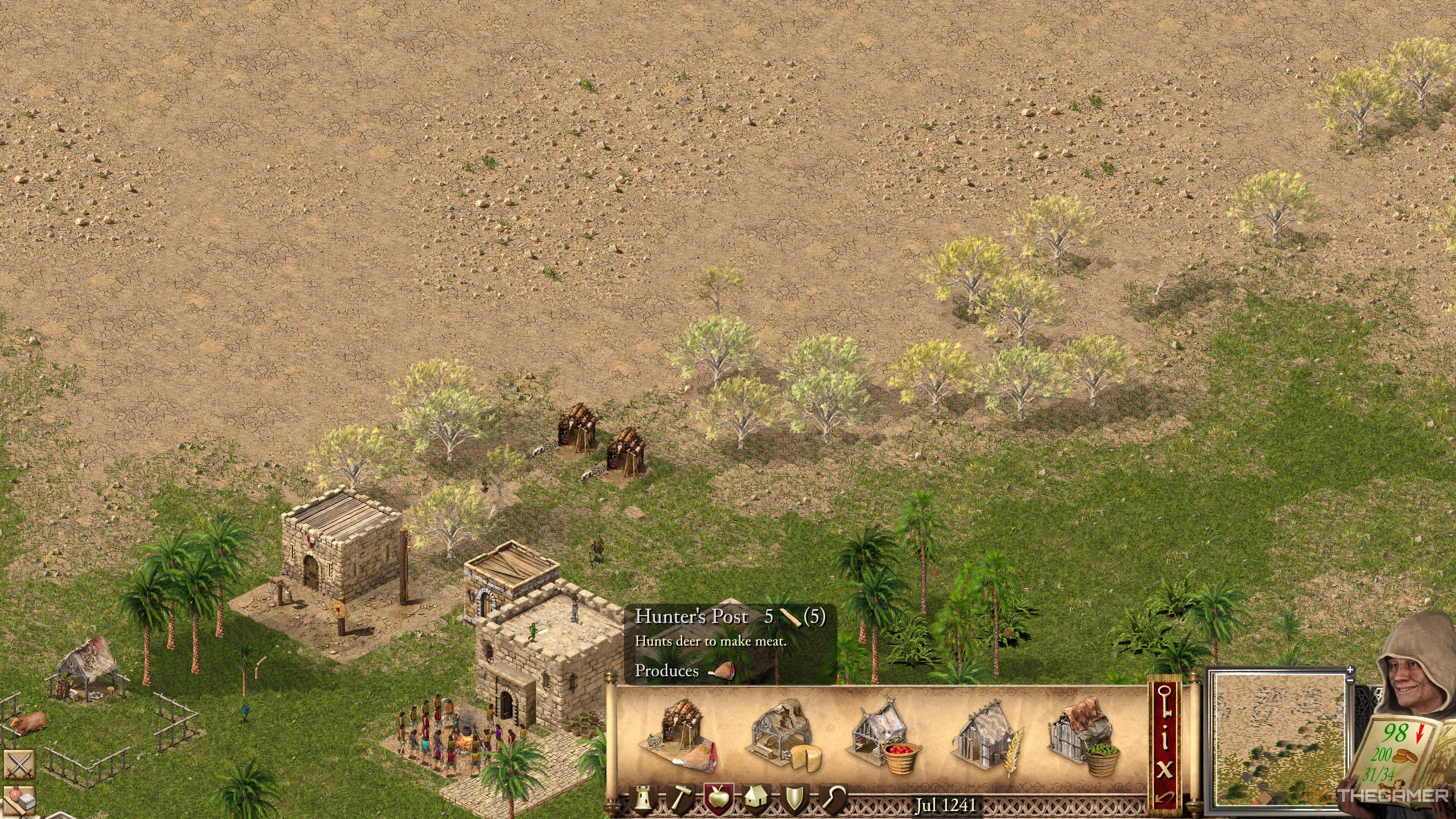 Trạm thợ săn trong Stronghold Crusader Definitive Edition