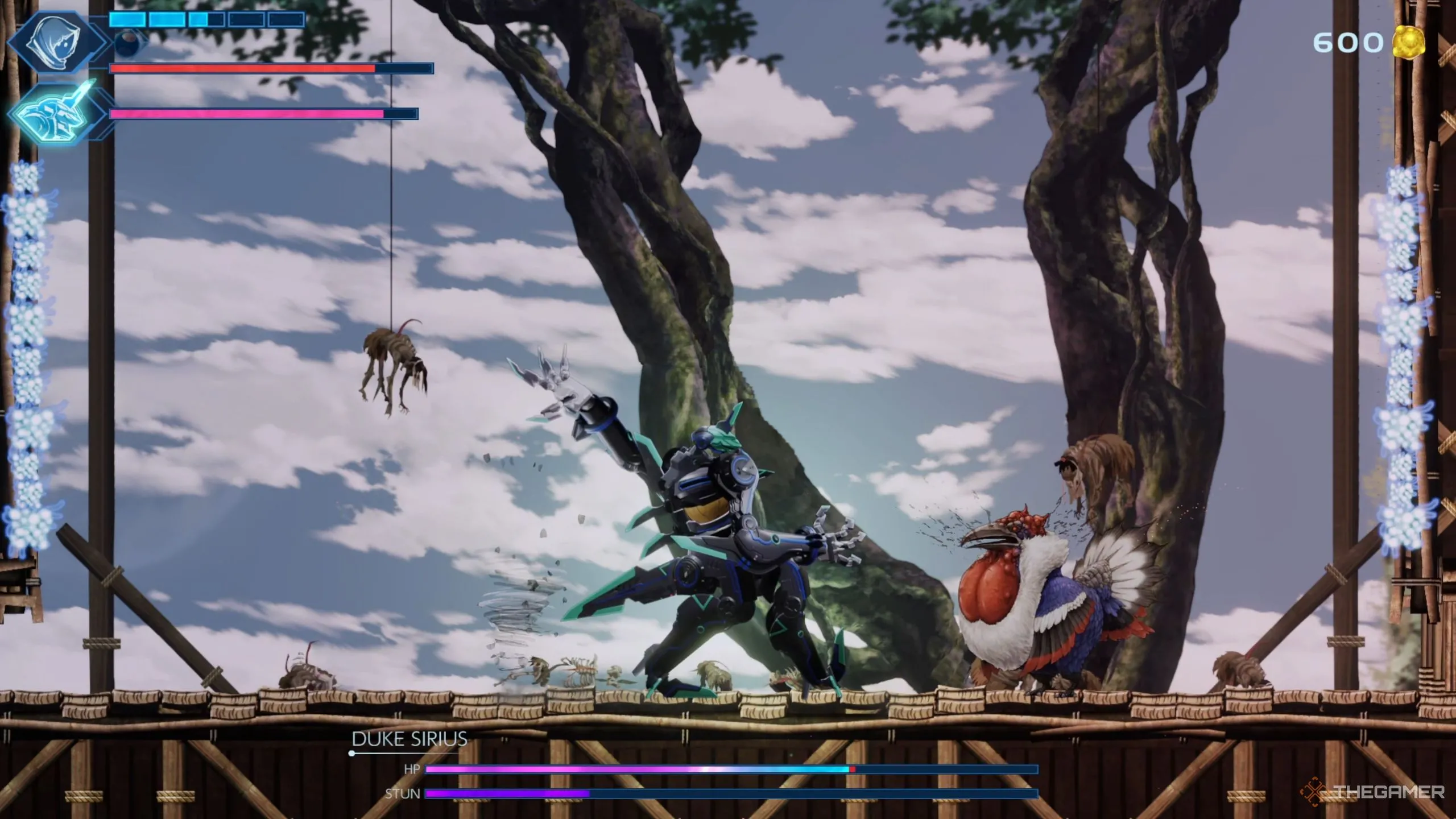 Trận chiến boss căng thẳng trong Shadow Labyrinth sử dụng chế độ Gaia