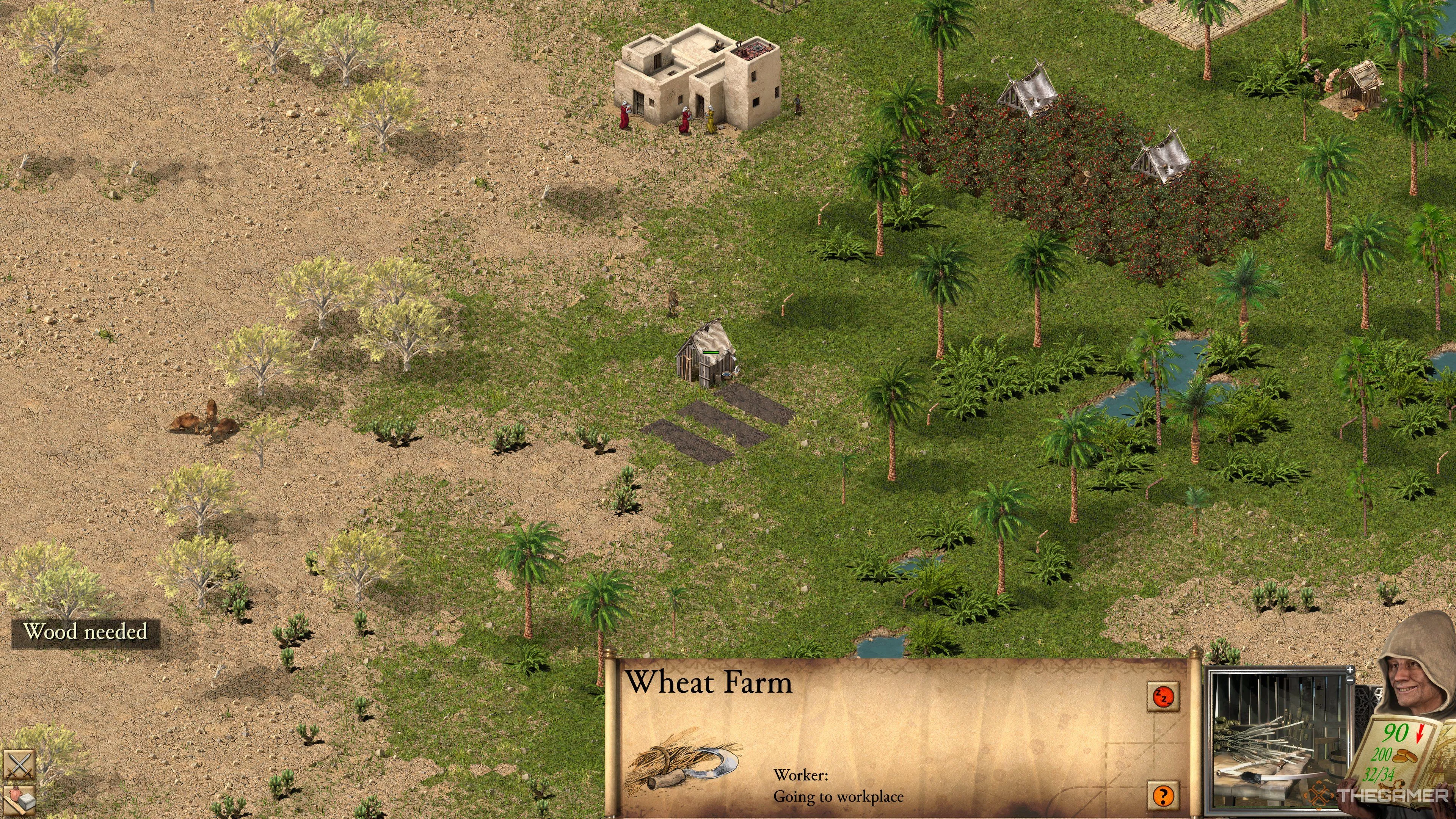 Trang trại lúa mì trong Stronghold Crusader Definitive Edition