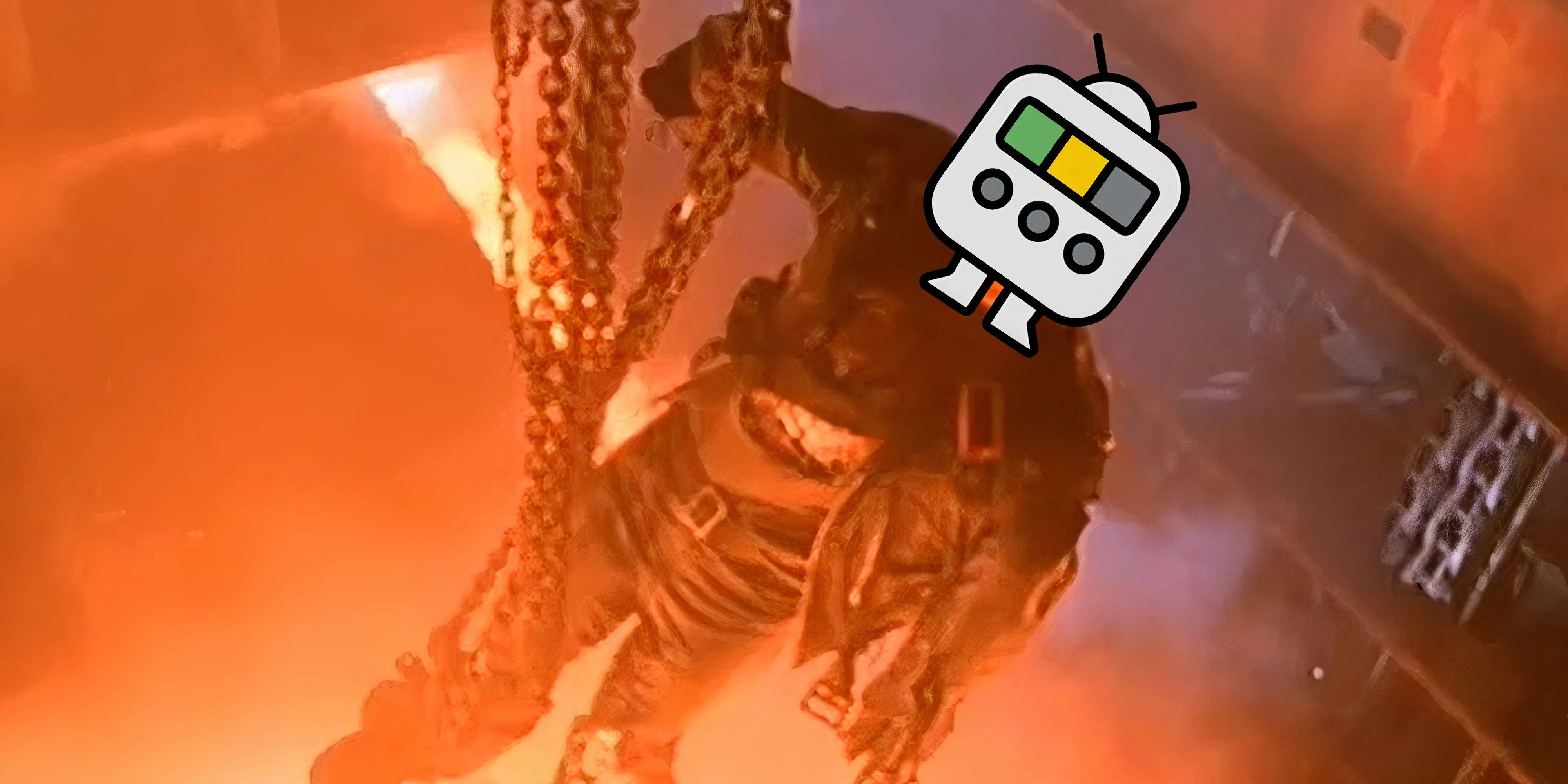 Tượng trưng cho Wordle Bot với hình ảnh T-800 từ Terminator 2, gợi ý sự khó chịu hoặc &quot;sự thống trị&quot; của AI trong phân tích kết quả game.