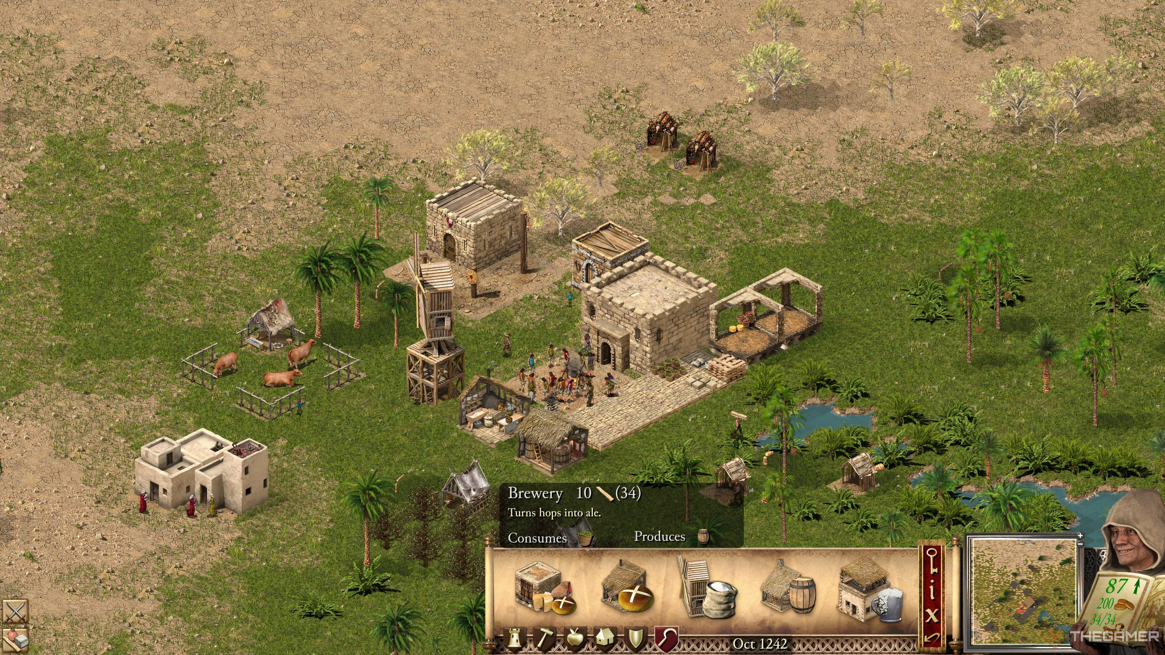 Xưởng bia trong Stronghold Crusader Definitive Edition