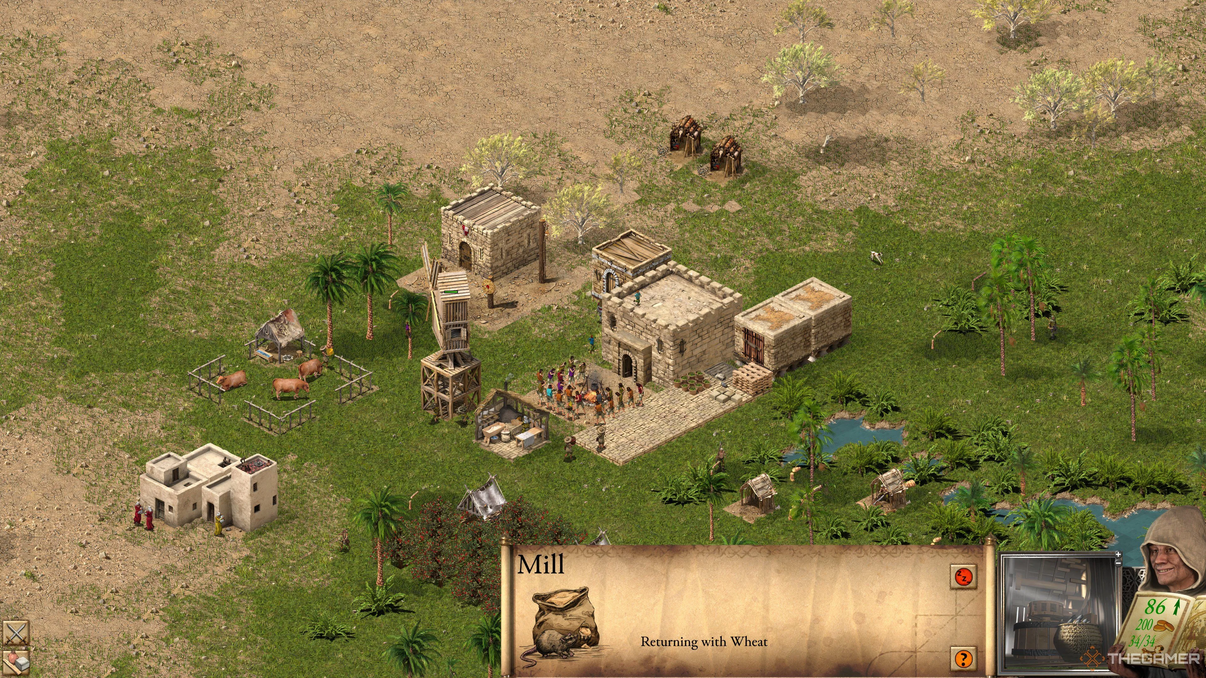 Xưởng xay bột trong Stronghold Crusader Definitive Edition