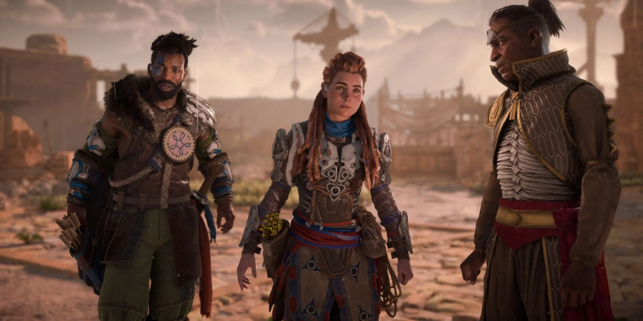 Aloy và Varl trong Horizon Forbidden West, biểu tượng cho mối quan hệ đồng hành có thể được phát triển sâu hơn trong Horizon 3
