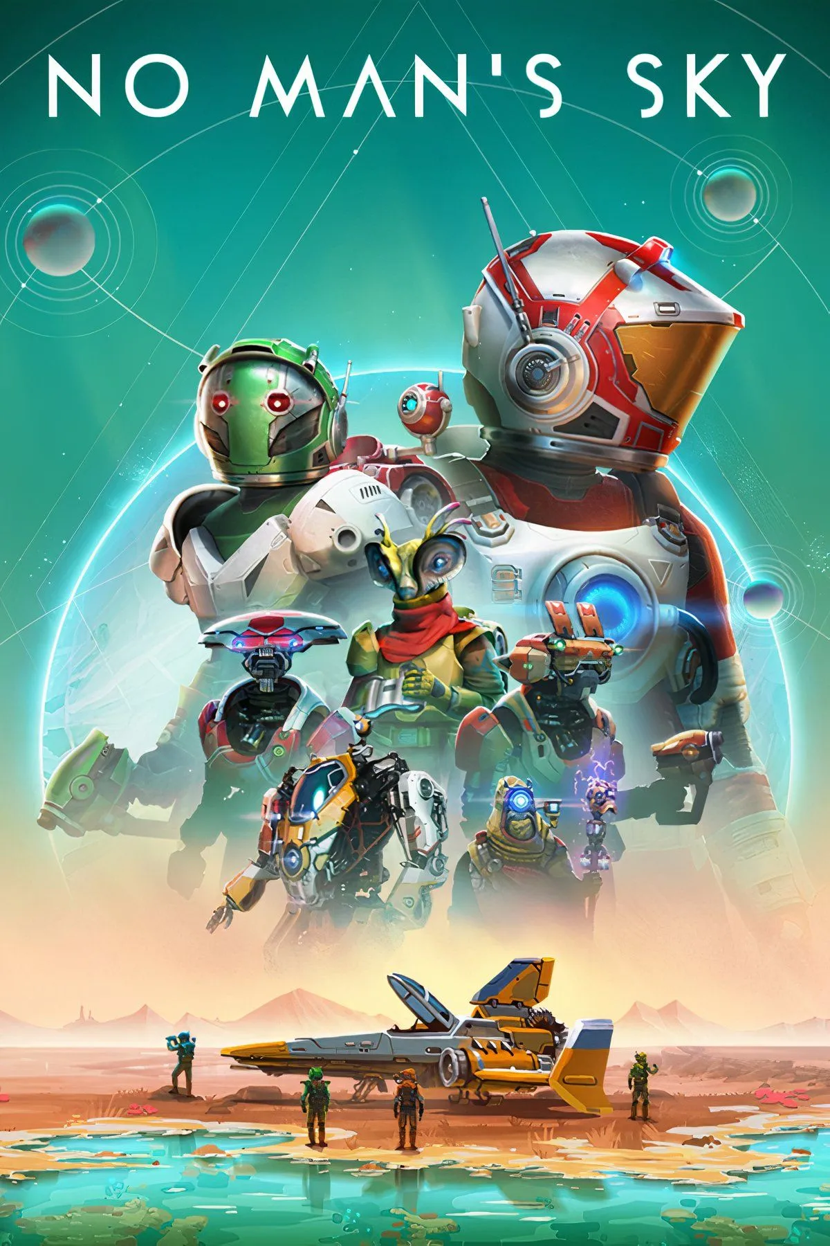 Giao diện tổng quan trong No Man's Sky, thể hiện sự phức tạp và đa dạng của các tính năng trong game sau cập nhật