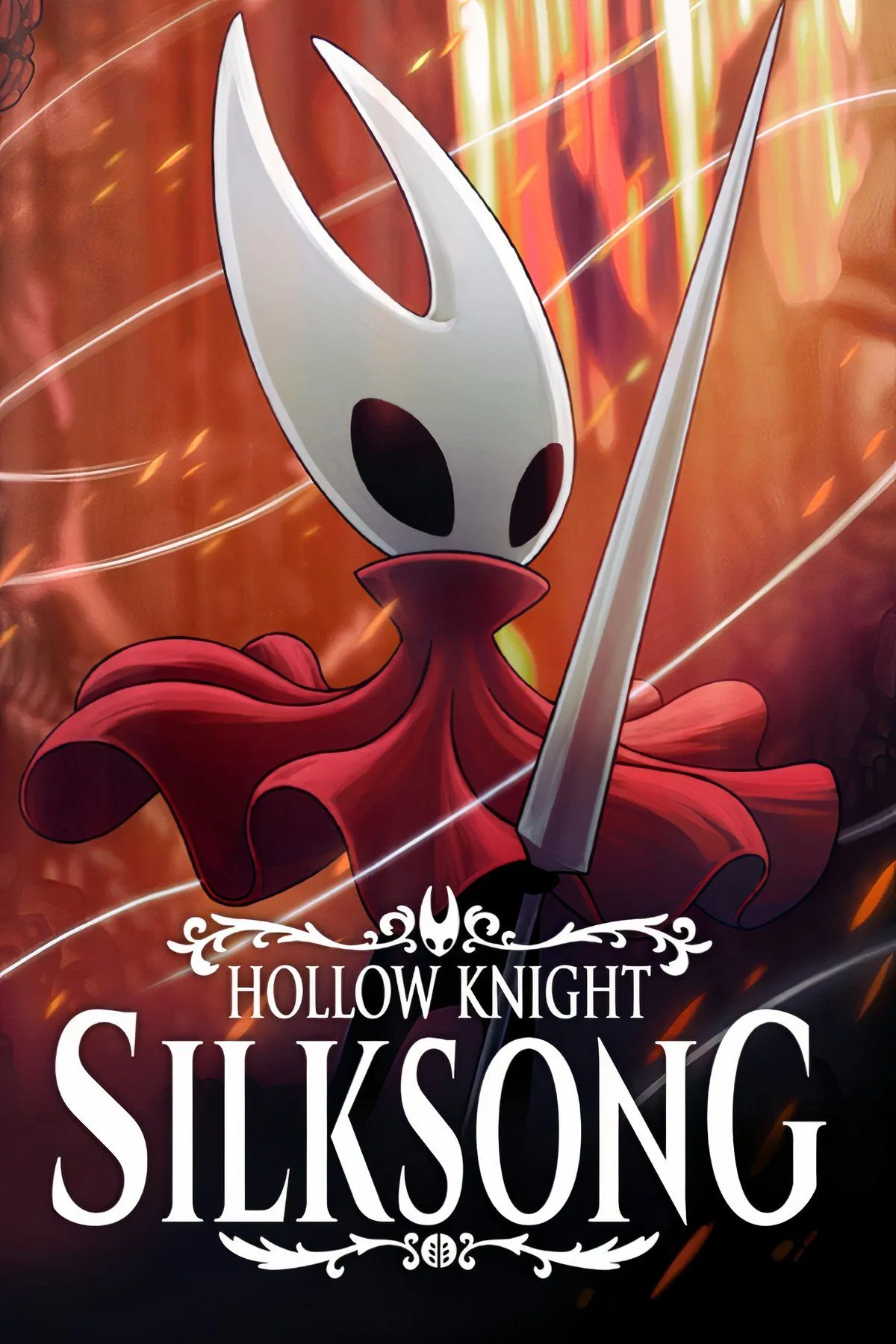 Hình ảnh bìa tổng hợp của Hollow Knight: Silksong, thể hiện sự mong chờ từ cộng đồng game thủ.