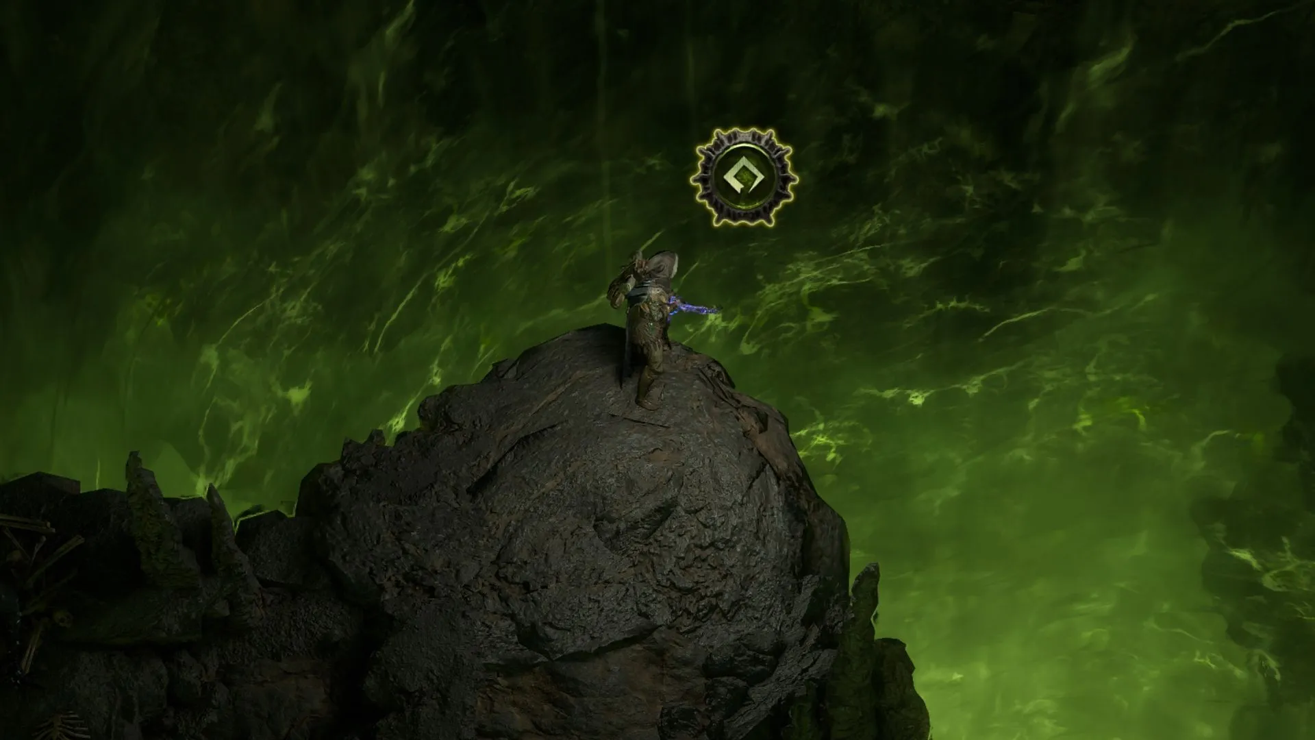 Hình ảnh chi tiết Well of Souls trong Path of Exile 2, nơi diễn ra các hoạt động Abyssal Crafting