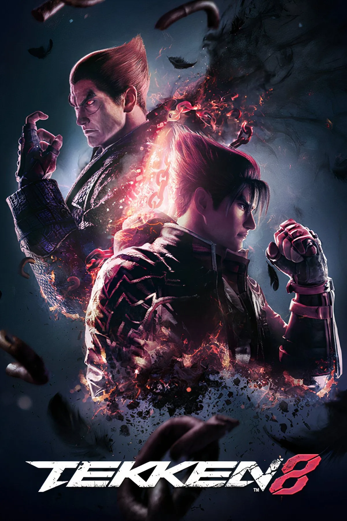 Hình ảnh tổng quan của Tekken 8, thể hiện các nhân vật chính và phong cách đồ họa Unreal Engine 5 ấn tượng, tóm tắt trải nghiệm game đối kháng đỉnh cao.