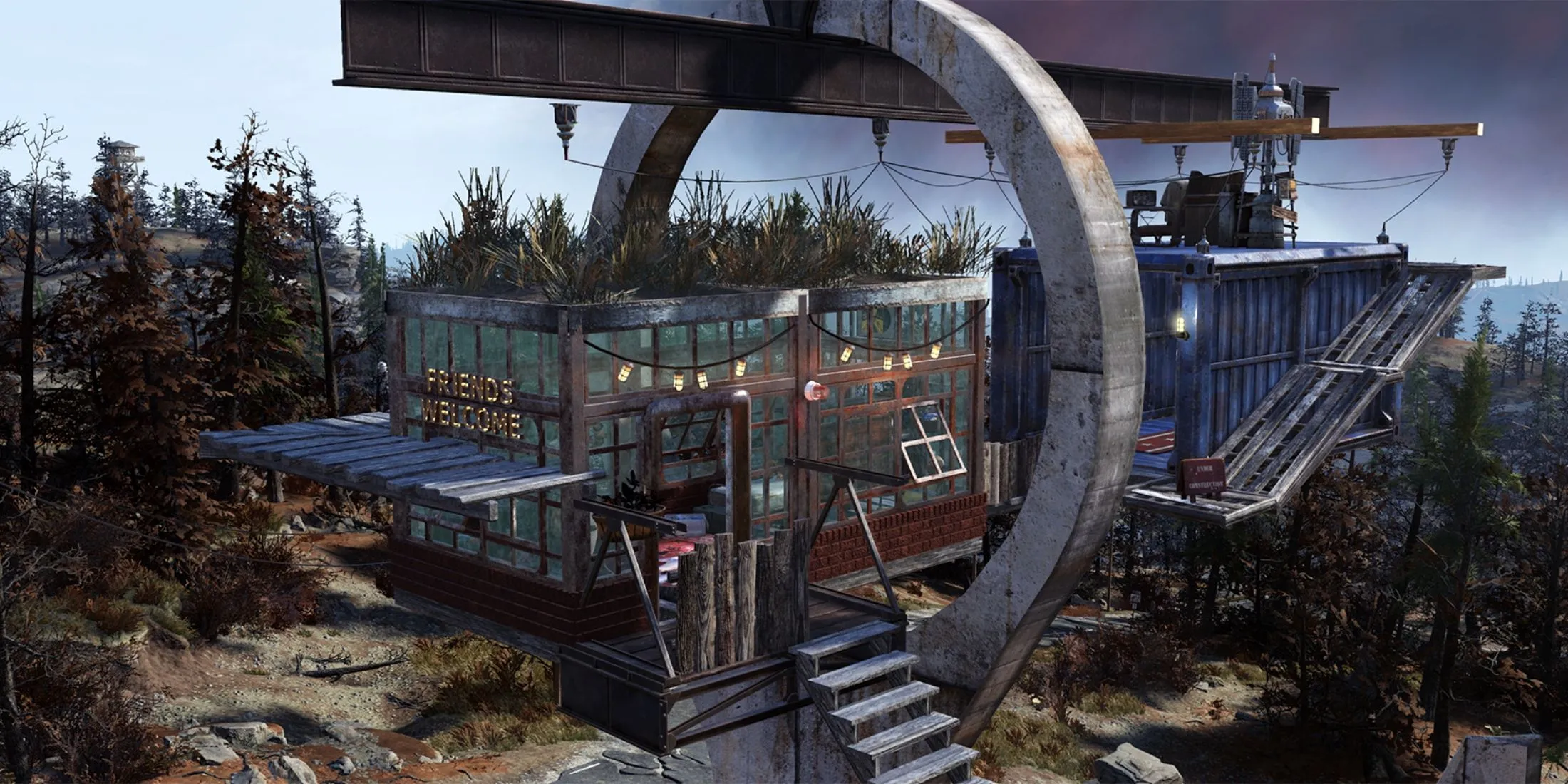 Người chơi Fallout 76 đang xây dựng căn cứ nổi tự do với hệ thống C.A.M.P cải tiến