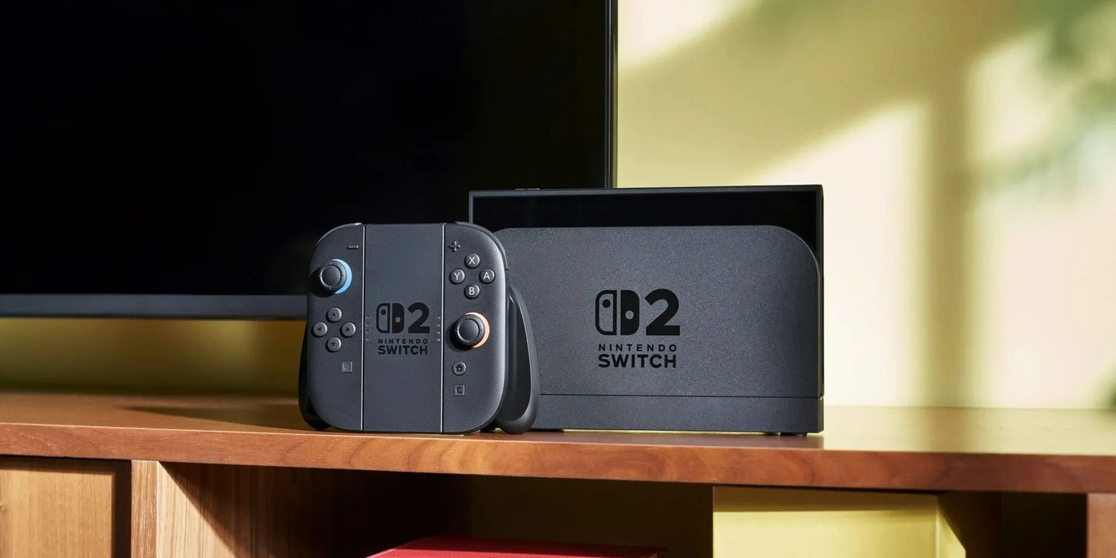 Nintendo Switch 2 được đặt trên dock kết nối TV, thể hiện tính linh hoạt giữa chơi di động và chơi tại nhà