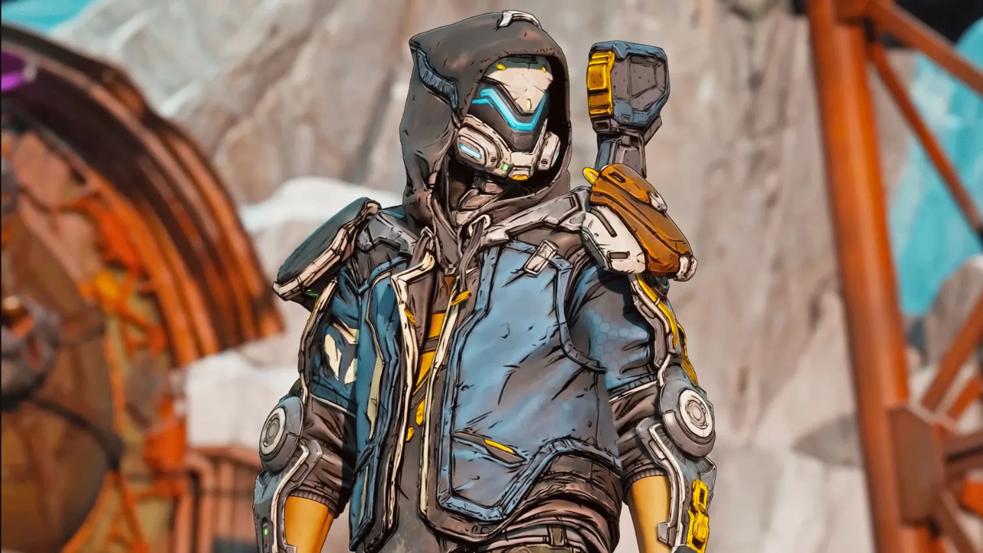 Rafa, một trong bốn Vault Hunter chính của Borderlands 4, với phong cách lính đặc nhiệm